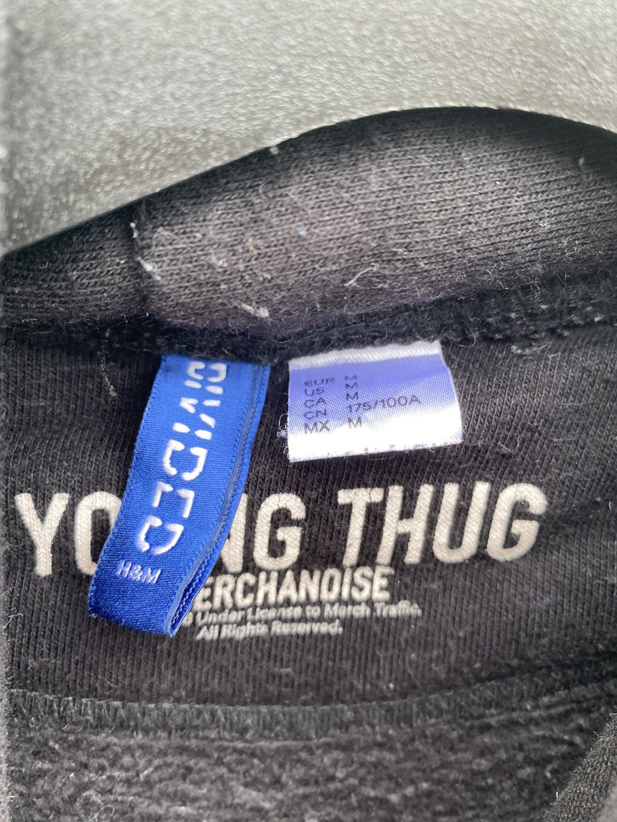 Young Thug Rare Young Thug Rap Merch Gothic Lettering Hoodie Size US M / EU 48-50 / 2 - 8 Thumbnail