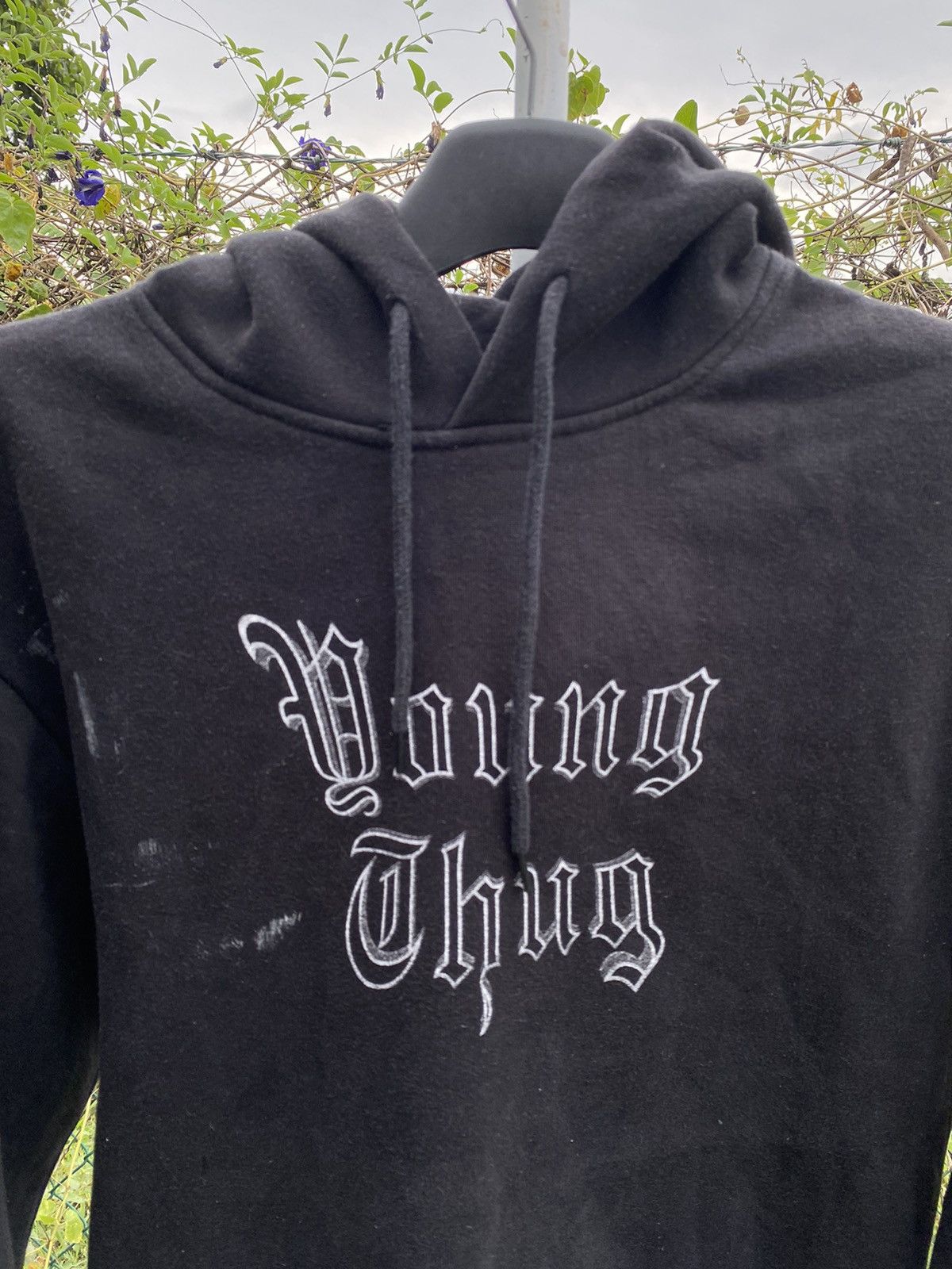 Young Thug Rare Young Thug Rap Merch Gothic Lettering Hoodie Size US M / EU 48-50 / 2 - 4 Thumbnail