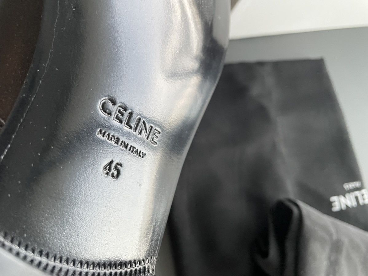 Celine × Hedi Slimane Super Runway Celine by Hedi Slimane Studded Laceups Size US 11.5 / EU 44-45 - 8 Thumbnail