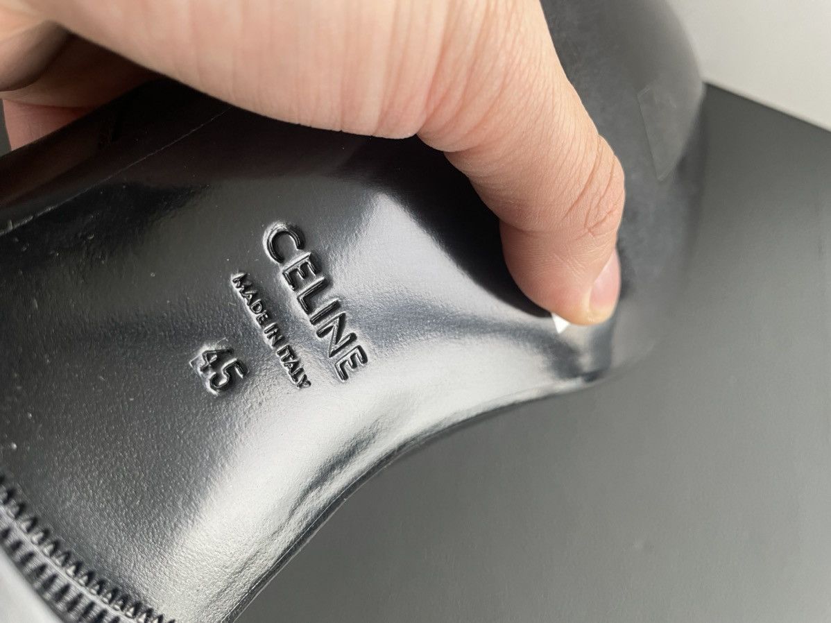 Celine × Hedi Slimane Super Runway Celine by Hedi Slimane Studded Laceups Size US 11.5 / EU 44-45 - 21 Thumbnail