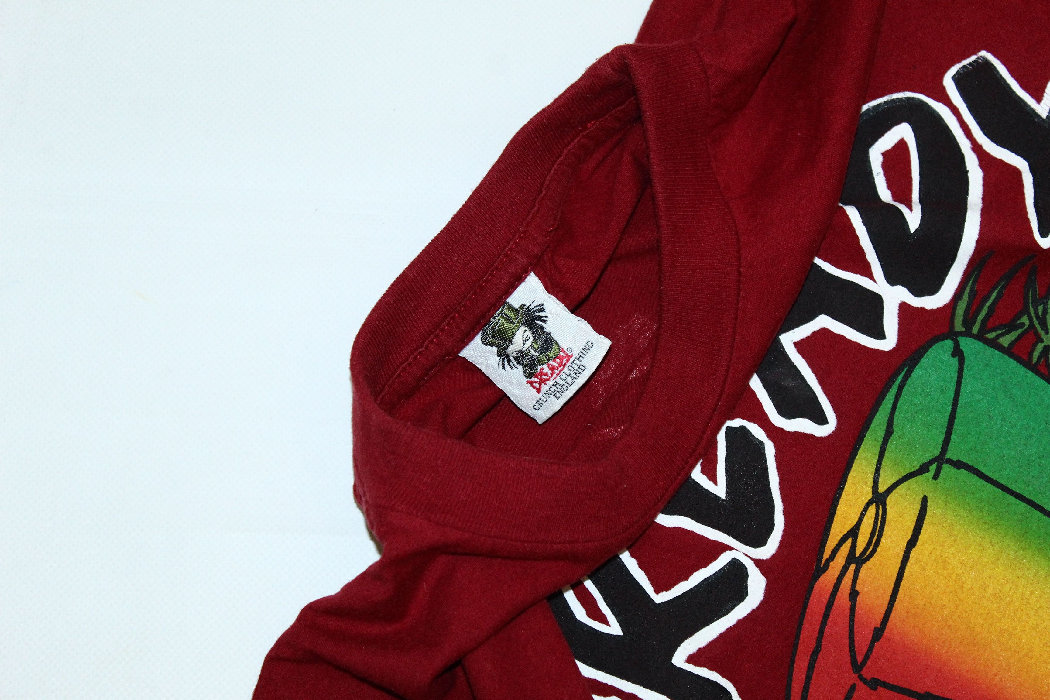 Vintage VTG🔥 '95 Junky Dready Crunch Clo. Graphic L/S T-shirt Size US XL / EU 56 / 4 - 3 Thumbnail