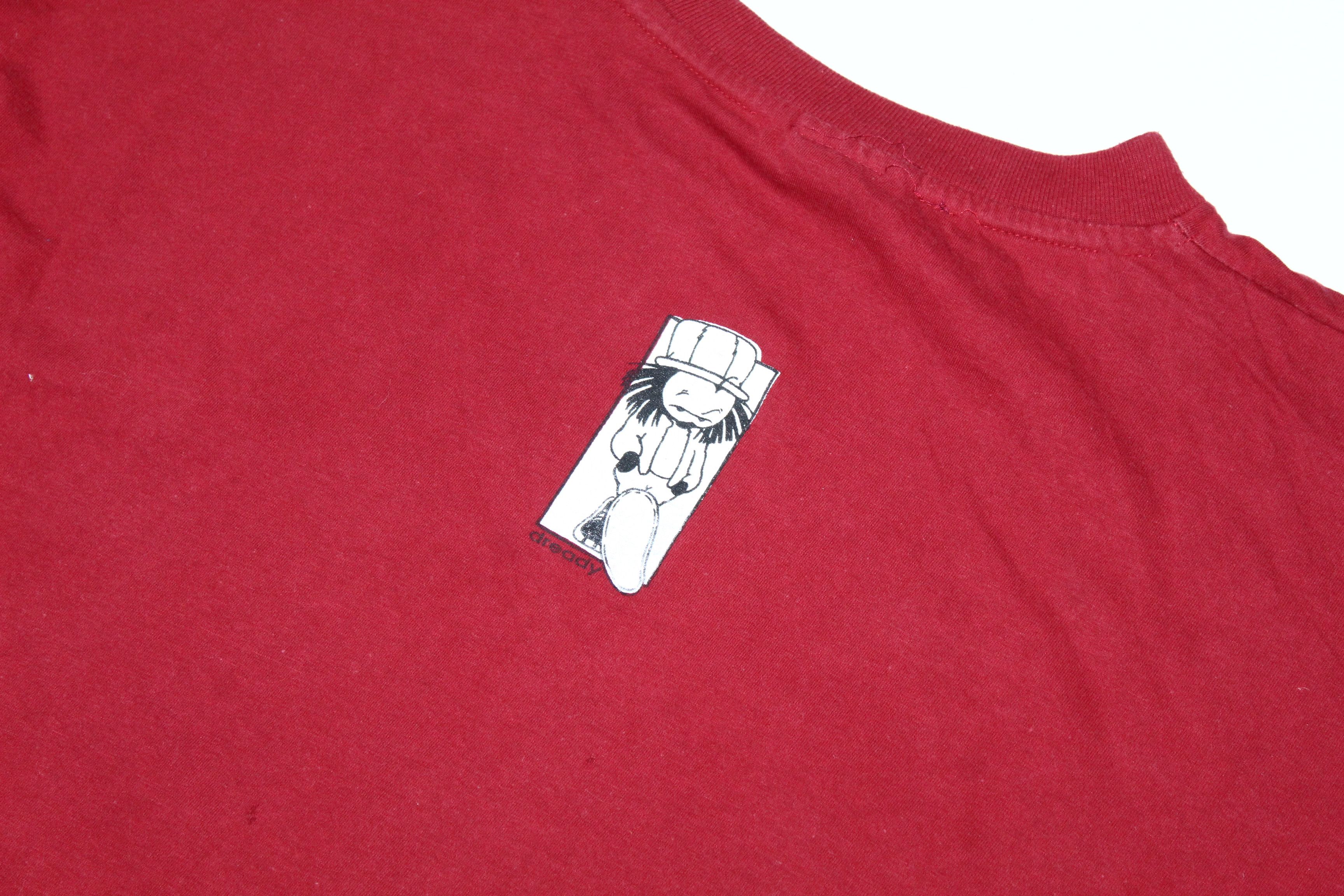 Vintage VTG🔥 '95 Junky Dready Crunch Clo. Graphic L/S T-shirt Size US XL / EU 56 / 4 - 14 Thumbnail