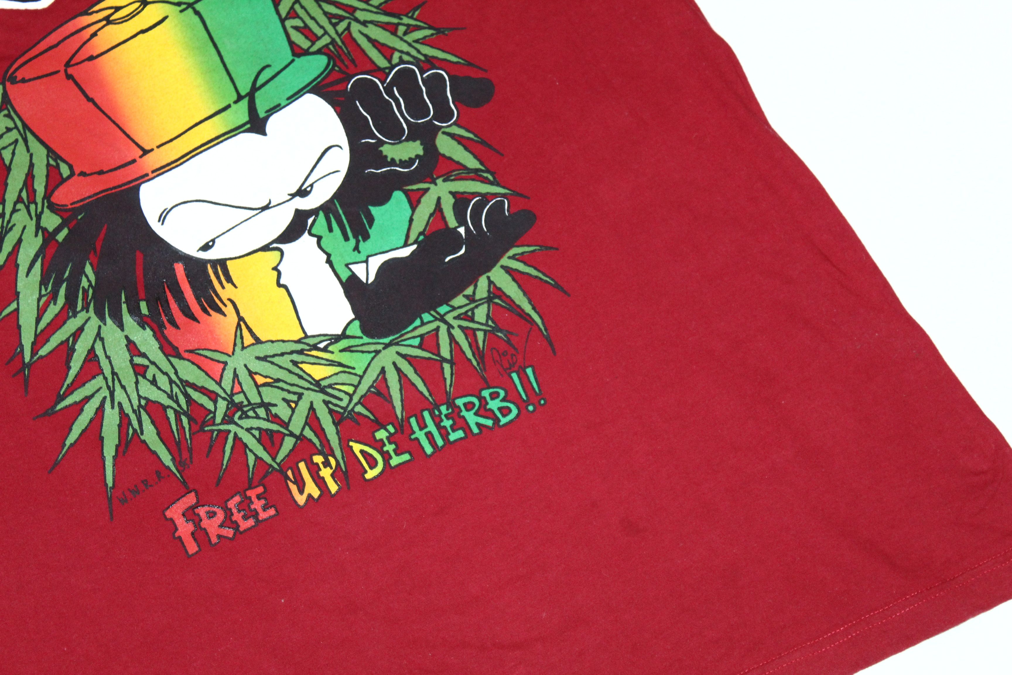 Vintage VTG🔥 '95 Junky Dready Crunch Clo. Graphic L/S T-shirt Size US XL / EU 56 / 4 - 7 Thumbnail
