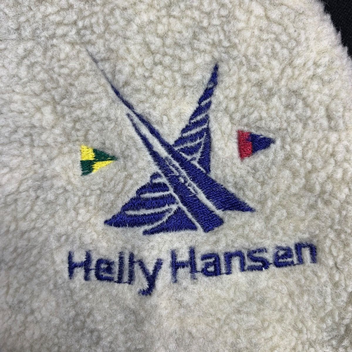 Helly Hansen Vintage Helly Hansen Fleece Multicolour Hoodie Sweater Size US L / EU 52-54 / 3 - 5 Thumbnail