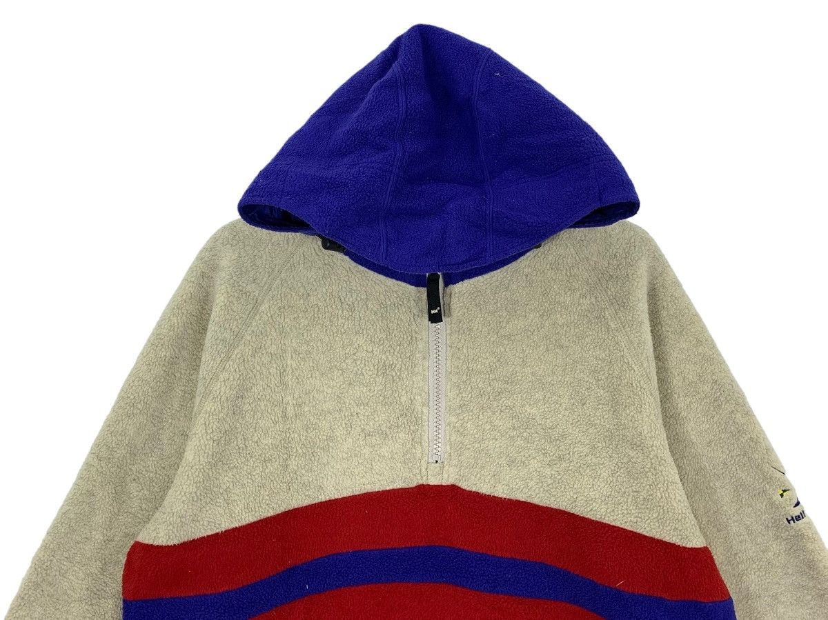 Helly Hansen Vintage Helly Hansen Fleece Multicolour Hoodie Sweater Size US L / EU 52-54 / 3 - 2 Thumbnail