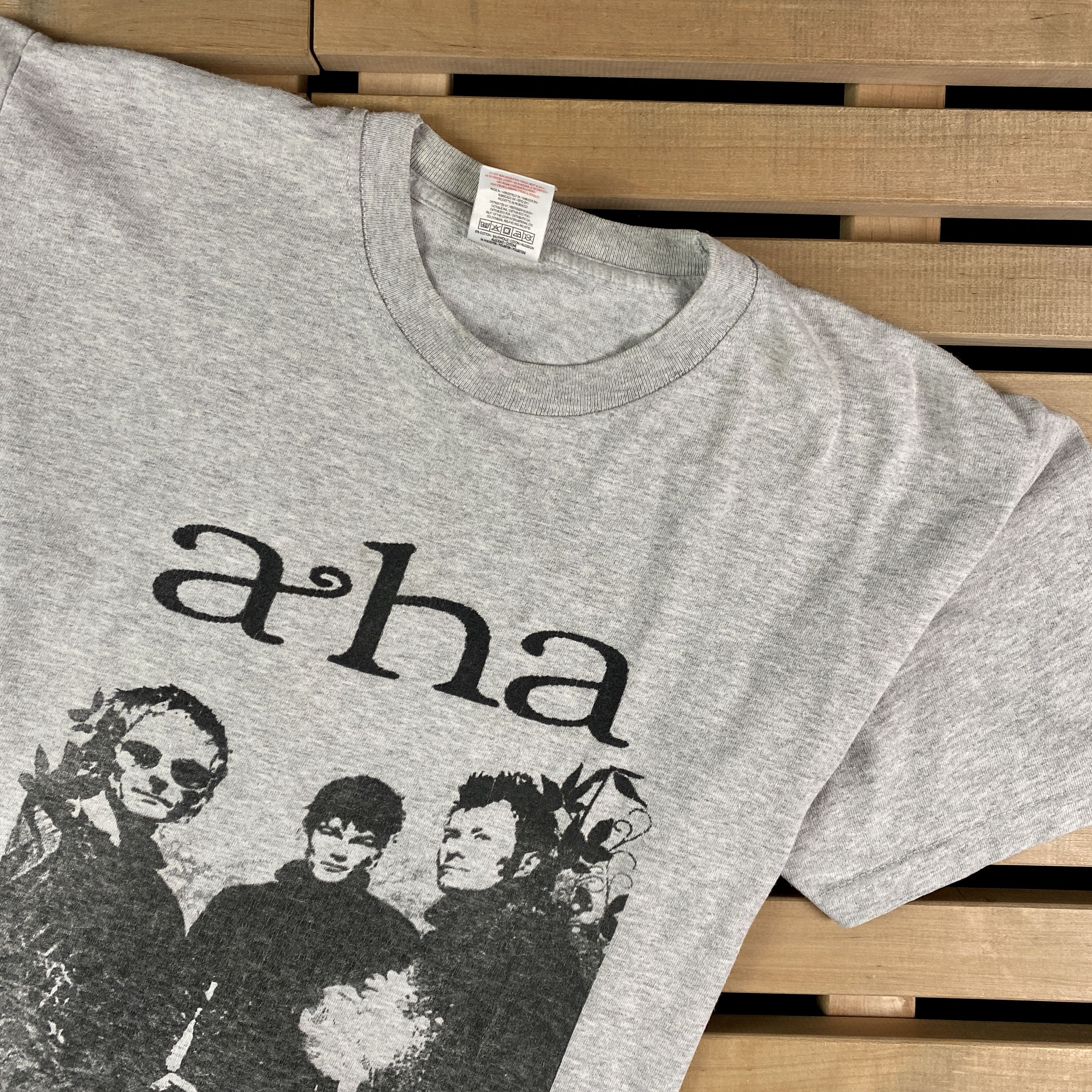 Band Tees × Vintage Mens Vintage T Shirt A-HA Size M Size US M / EU 48-50 / 2 - 2 Thumbnail