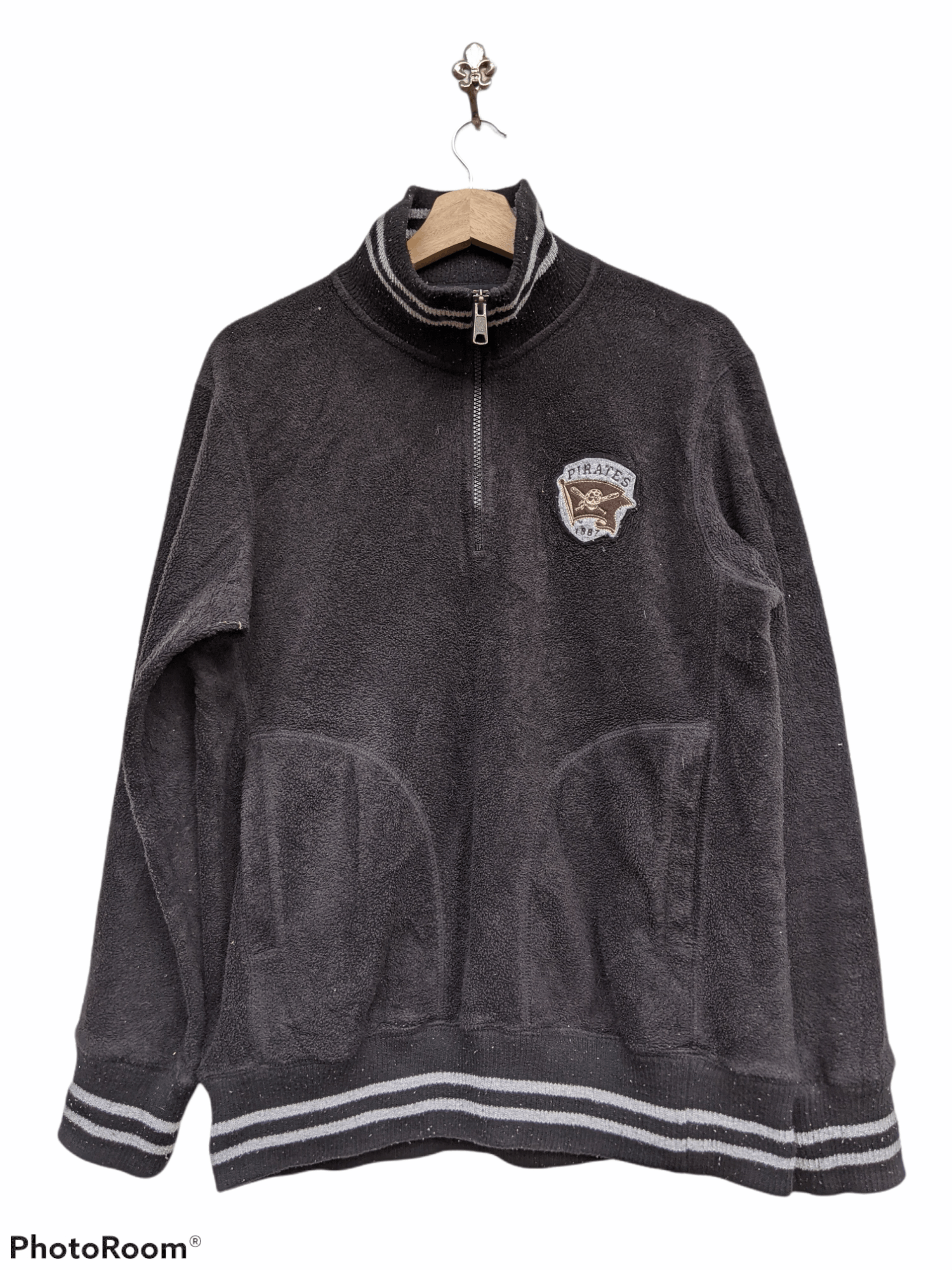 Japanese Brand UNIQLO RIDERS FLEECE HALF ZIPPER SWEATER Size US L / EU 52-54 / 3 - 1 Thumbnail
