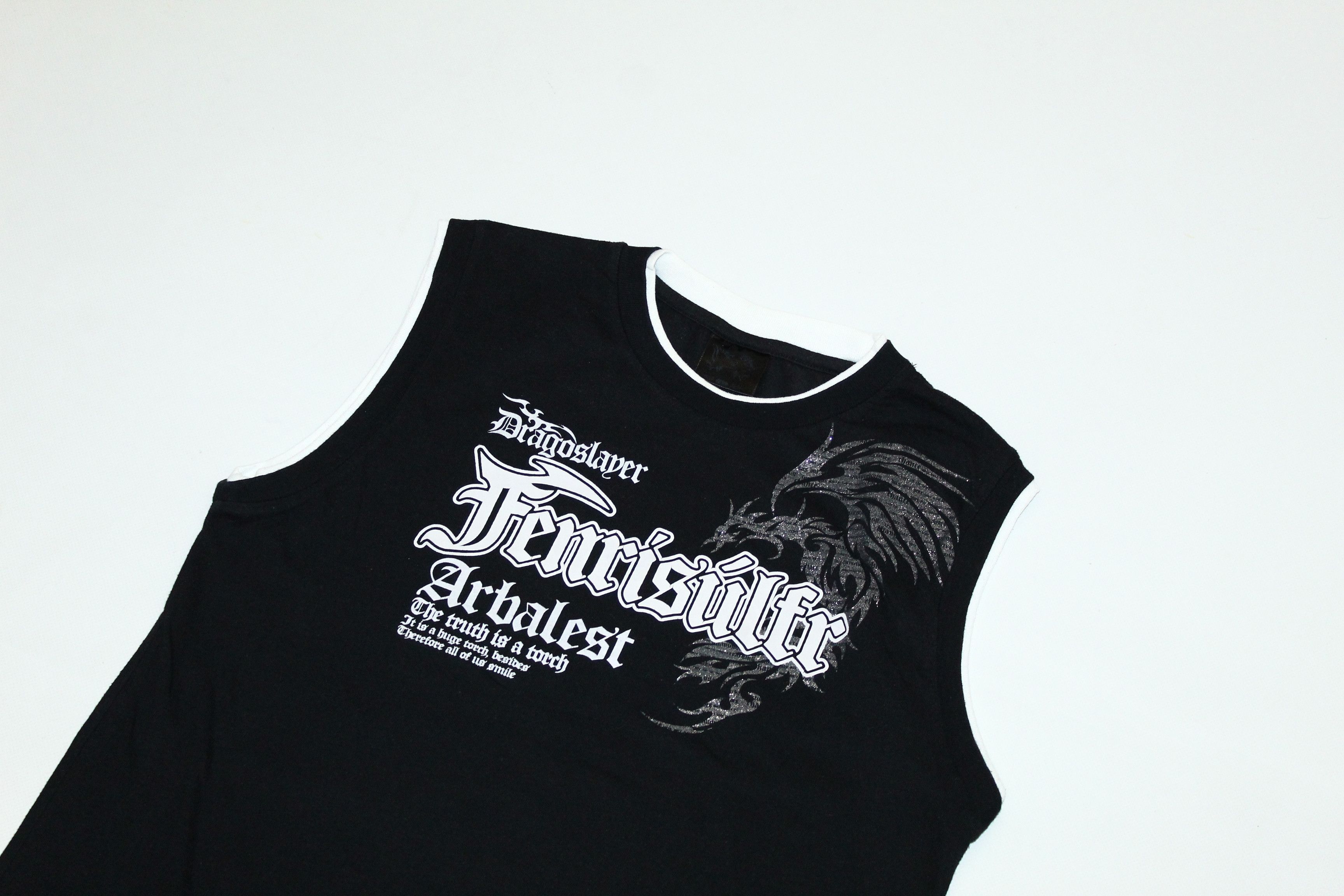 If Six Was Nine RARE🔥 BEAUMERE Japan Dragoslayer Gothic Poem Tank top Size US M / EU 48-50 / 2 - 3 Thumbnail