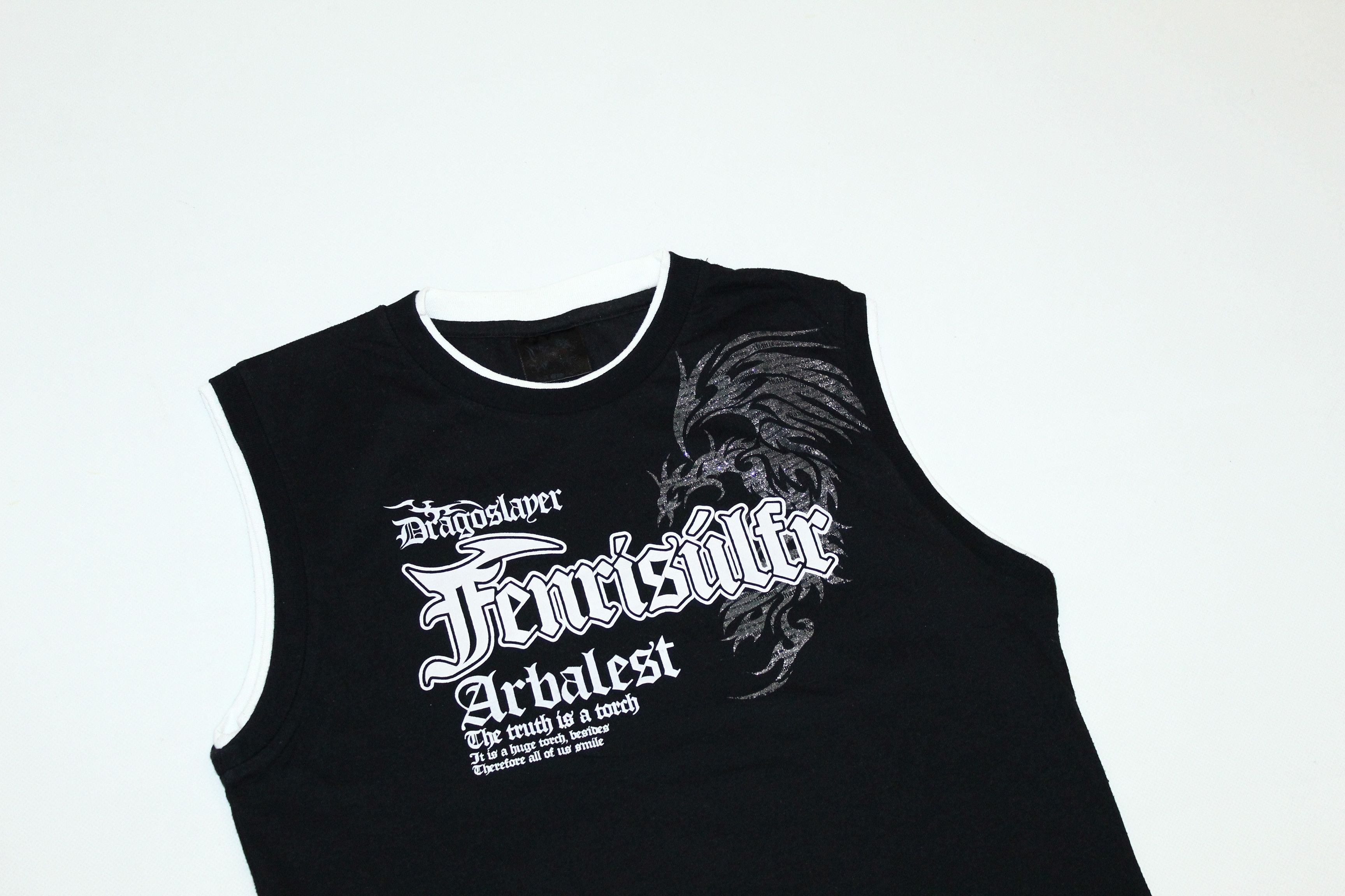 If Six Was Nine RARE🔥 BEAUMERE Japan Dragoslayer Gothic Poem Tank top Size US M / EU 48-50 / 2 - 4 Thumbnail