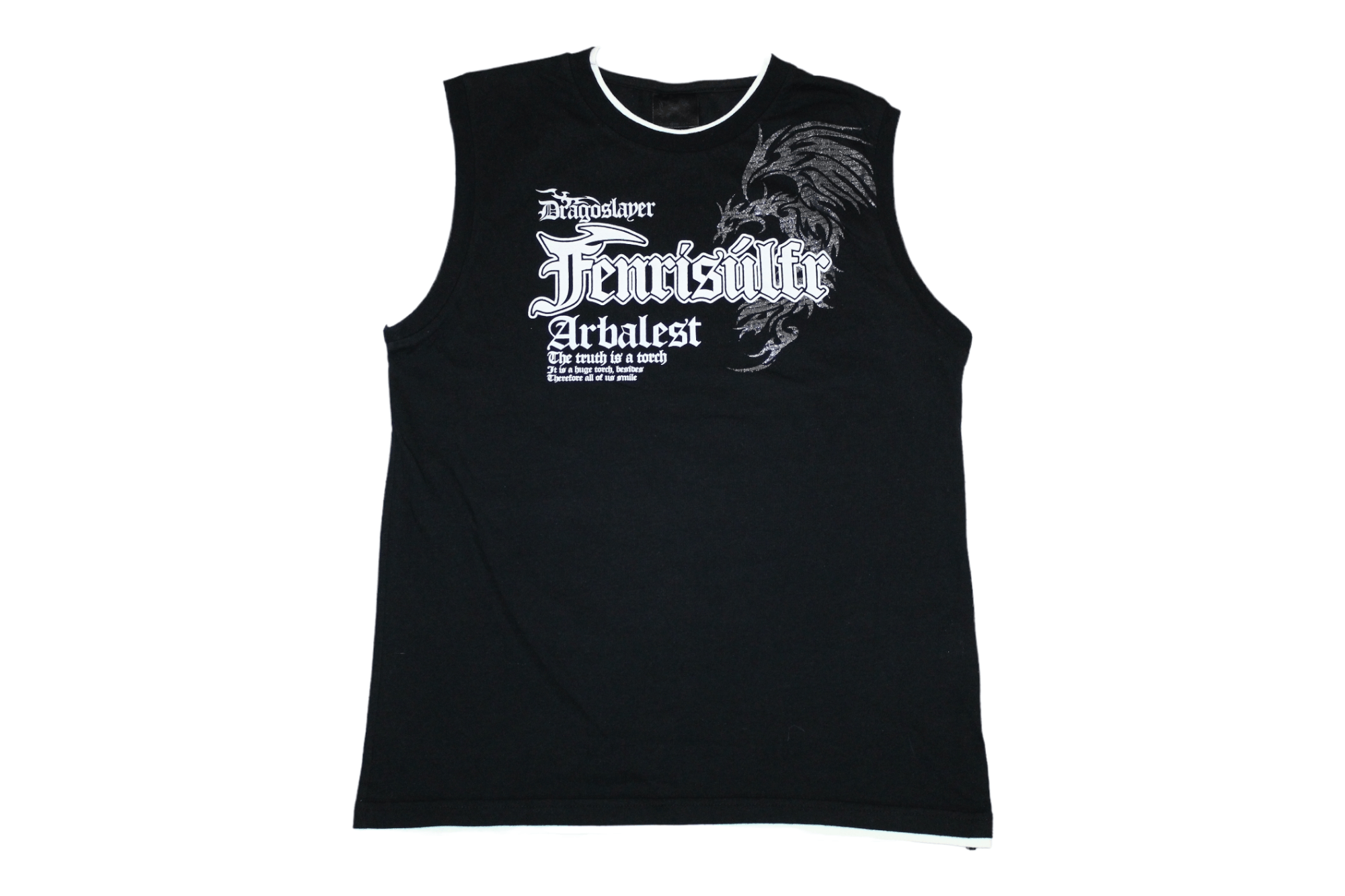 If Six Was Nine RARE🔥 BEAUMERE Japan Dragoslayer Gothic Poem Tank top Size US M / EU 48-50 / 2 - 2 Thumbnail