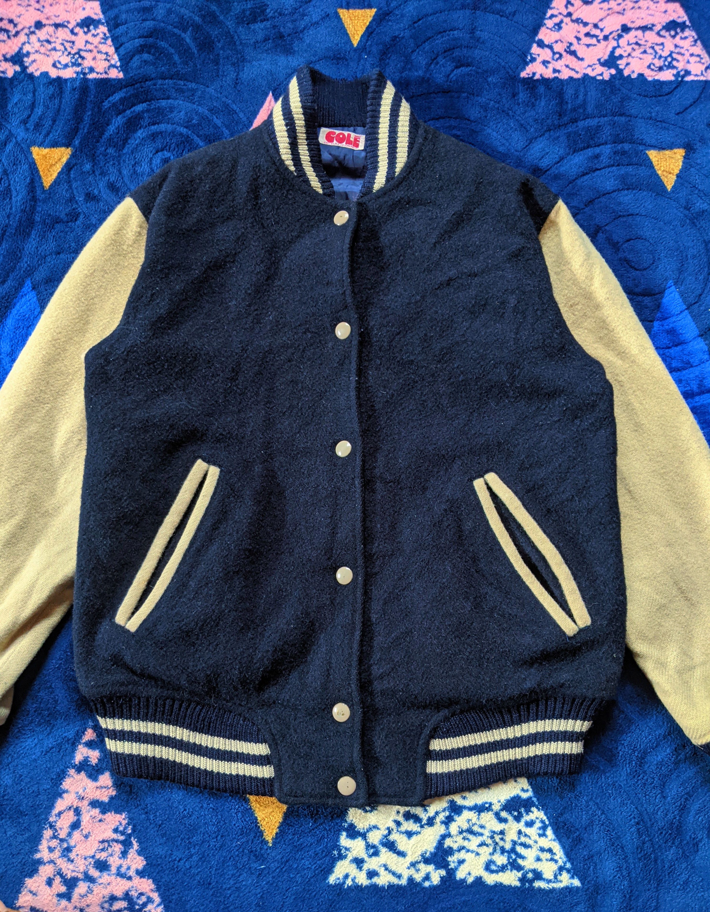 Vintage Vintage 70s / 80s Cole California Spellout Varsity Jacket Size US S / EU 44-46 / 1 - 4 Thumbnail
