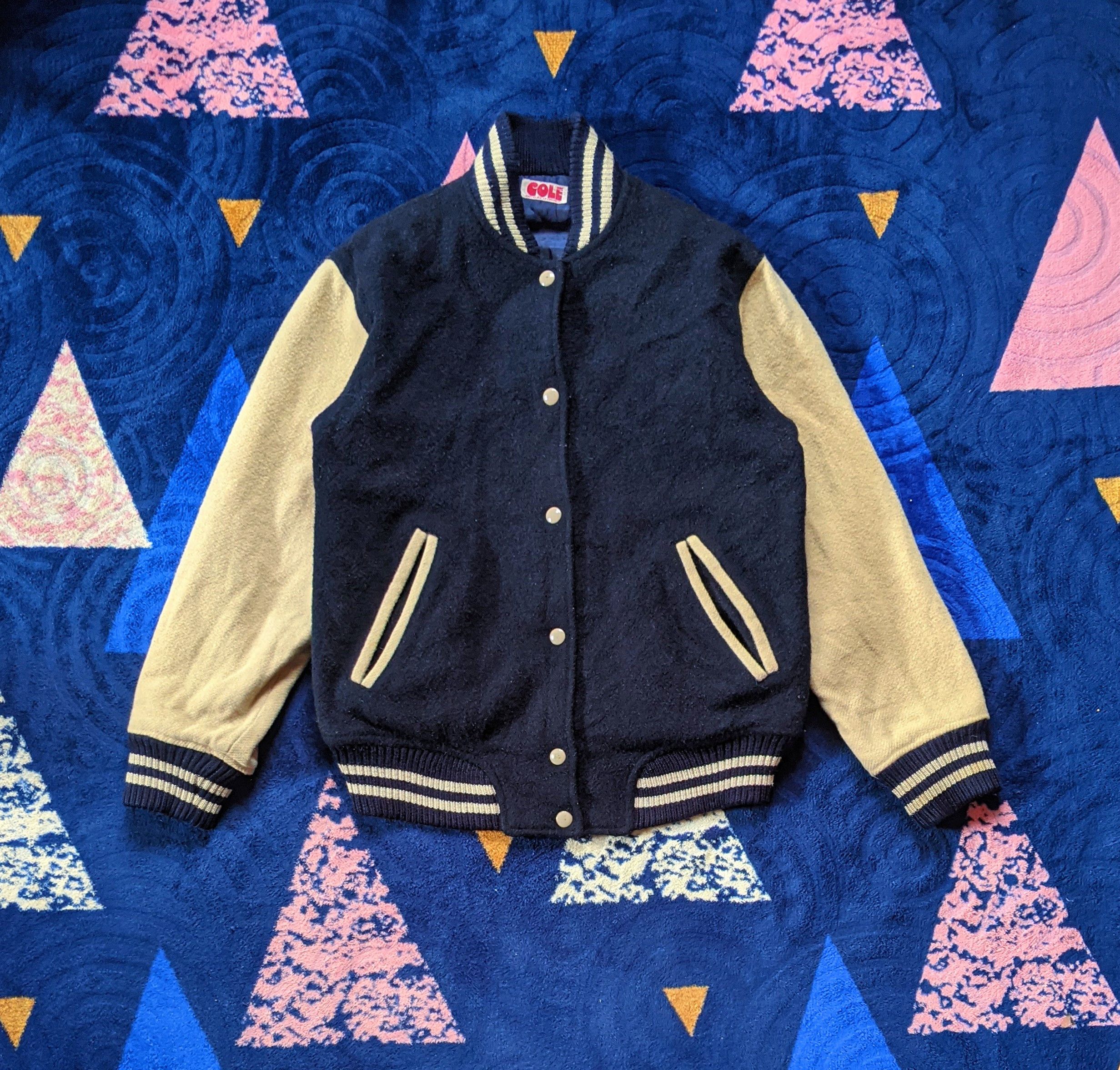 Vintage Vintage 70s / 80s Cole California Spellout Varsity Jacket Size US S / EU 44-46 / 1 - 2 Thumbnail
