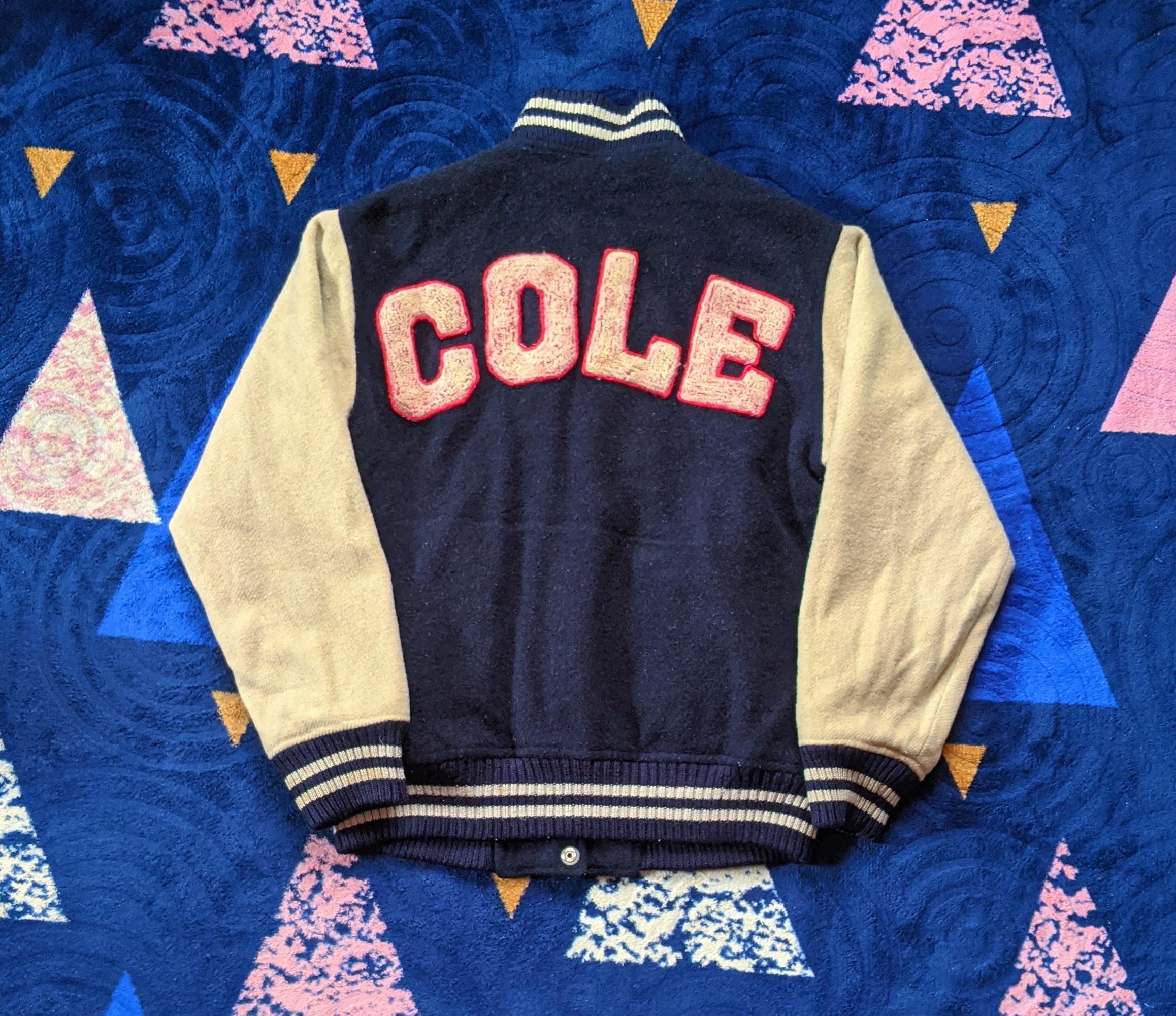 Vintage Vintage 70s / 80s Cole California Spellout Varsity Jacket Size US S / EU 44-46 / 1 - 1 Thumbnail