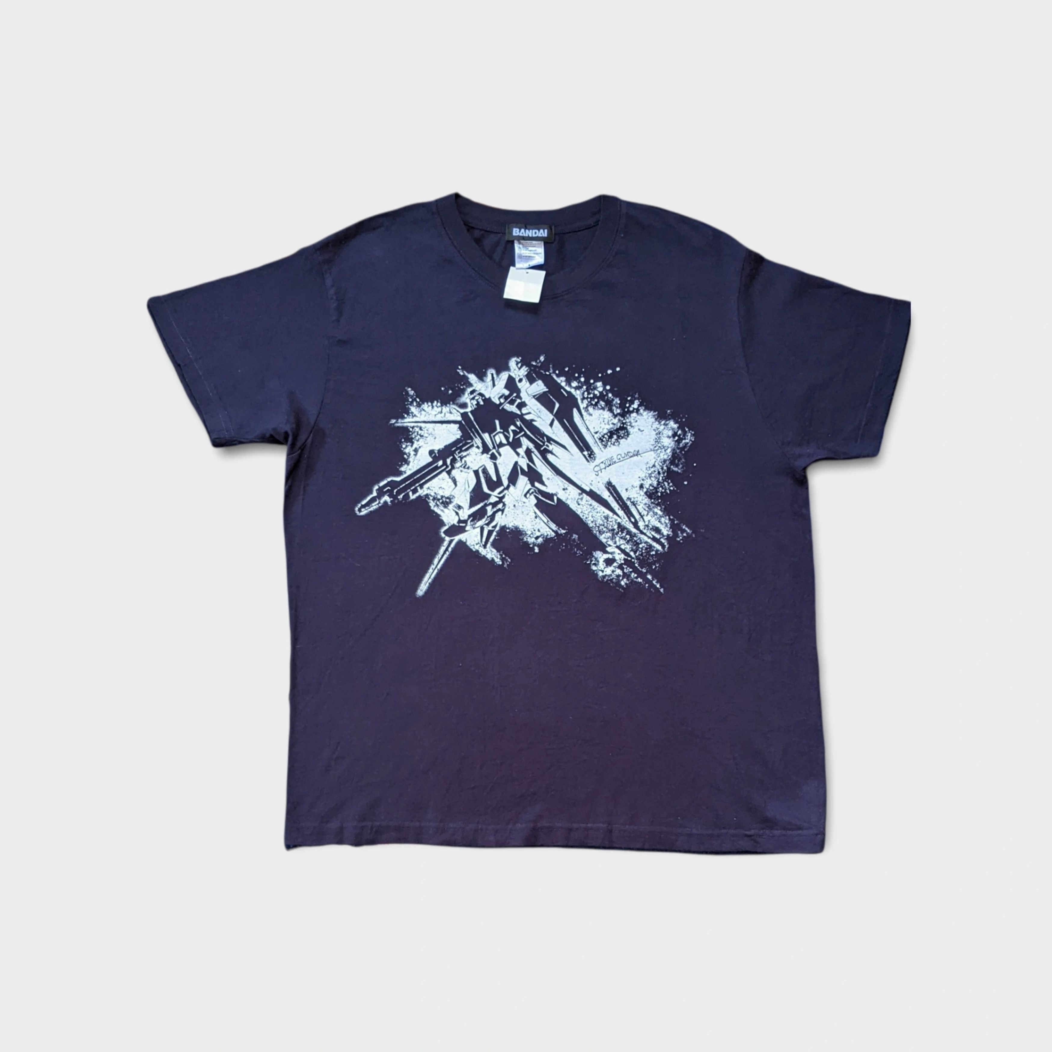 Anime × Japanese Brand × Vintage Vintage Y2k Deadstock Gundam Seed Strike Bandai T shirt Size US L / EU 52-54 / 3 - 2 Thumbnail