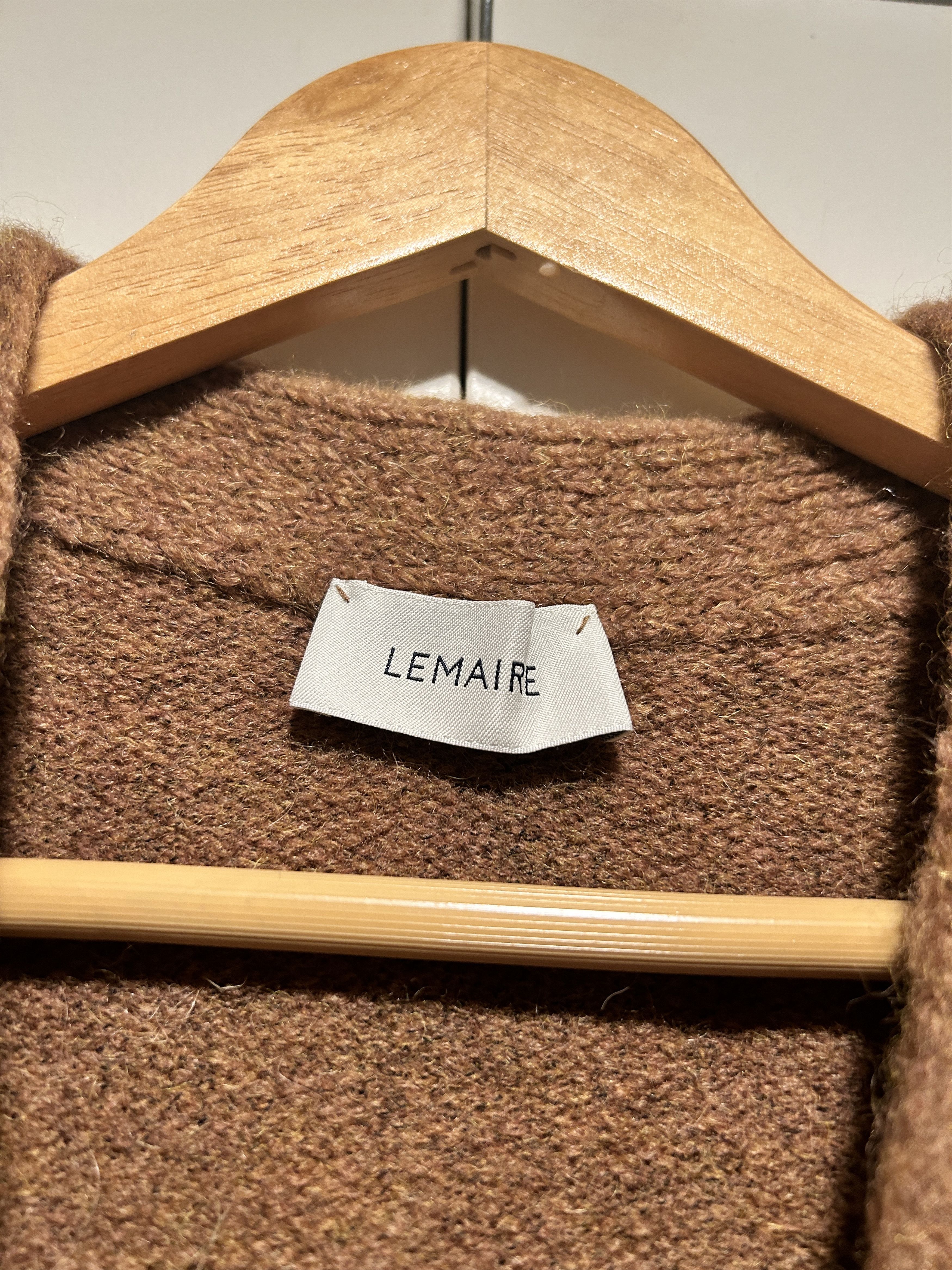 Lemaire Lemaire Mohair Cardigan Oversized Camel size medium Size US M / EU 48-50 / 2 - 5 Thumbnail