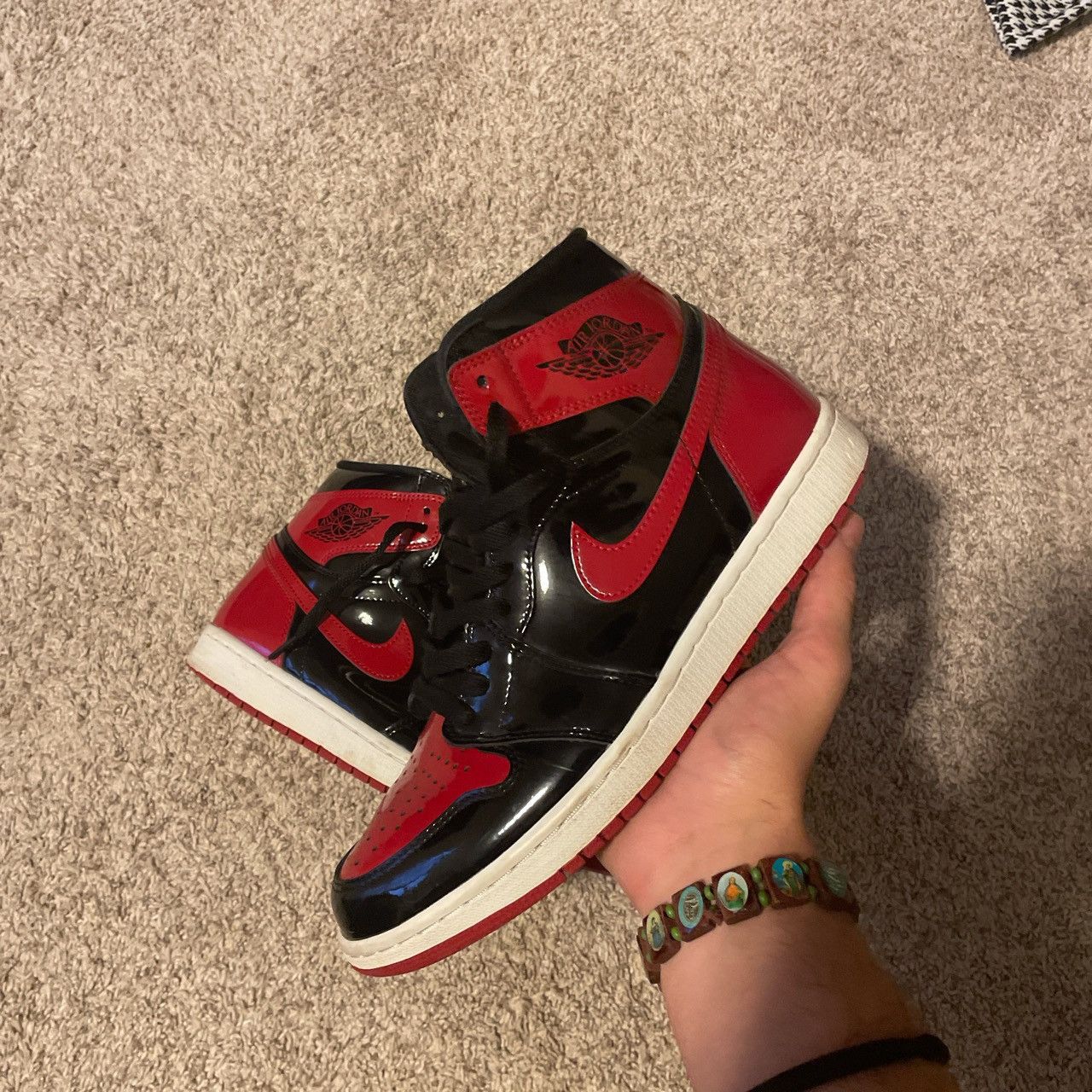 padded leather jordan 1