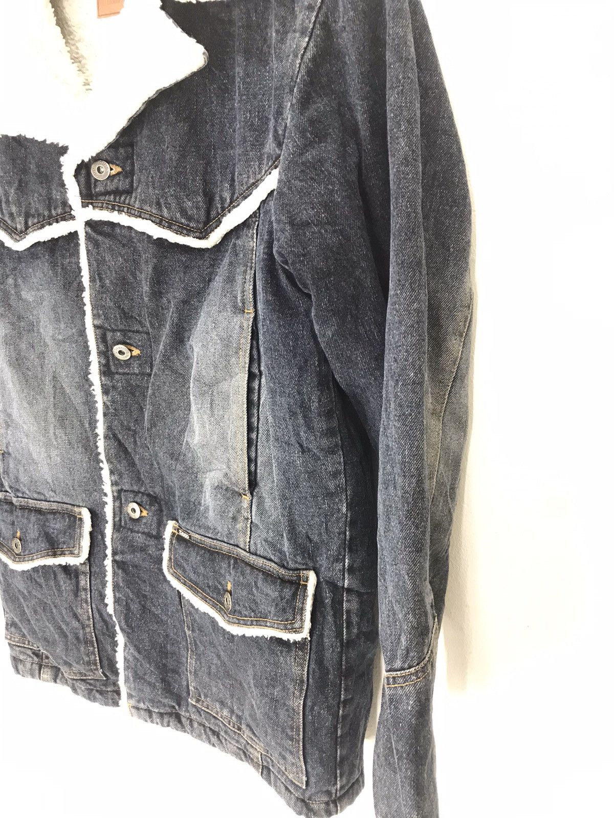 Vintage × Zippo Vintage zippo sherpa denim jacket trench Size US M / EU 48-50 / 2 - 4 Thumbnail