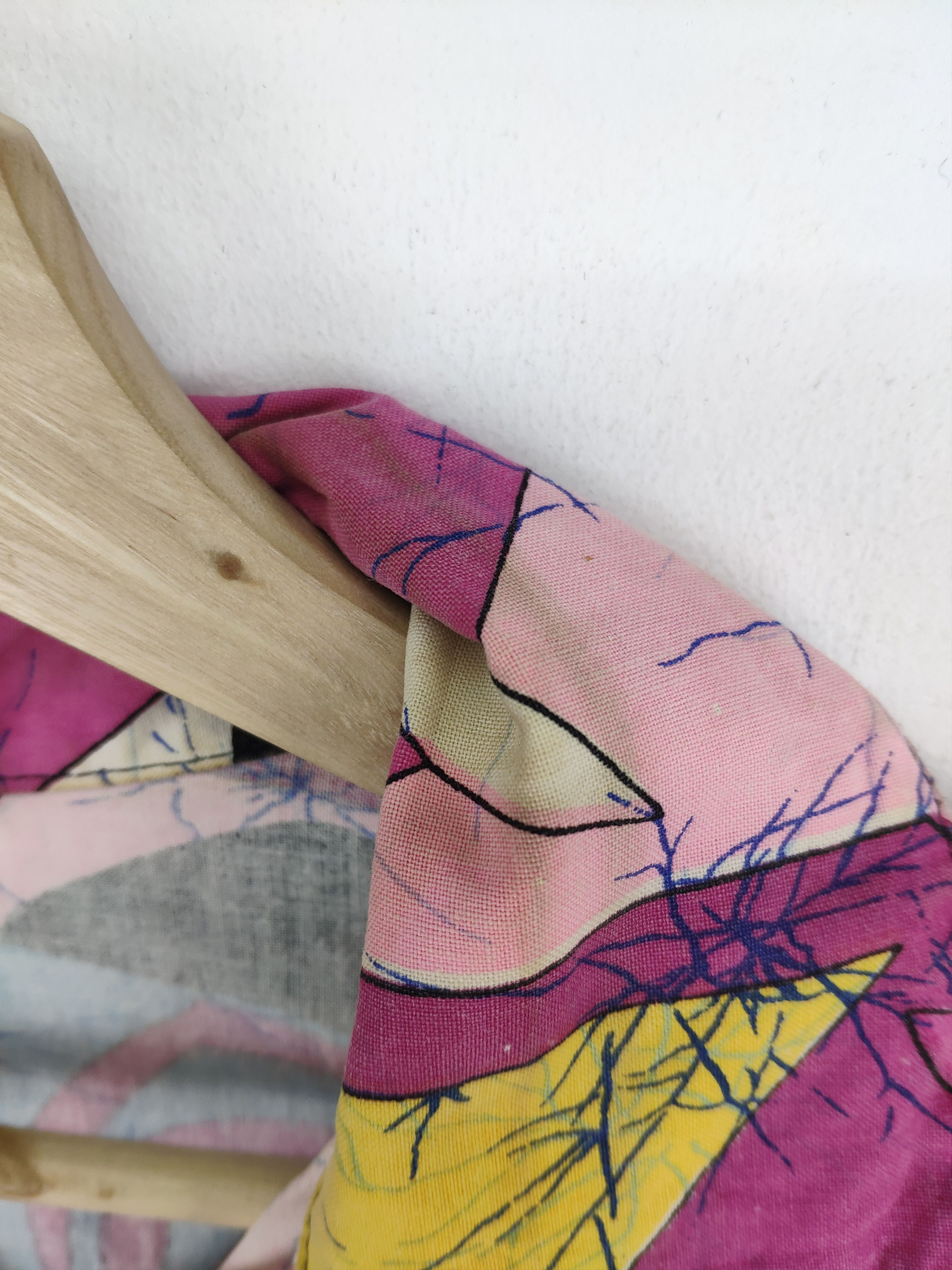 Vintage Vintage 1980s Hawaiian Shirt Abstract Printed Rare Design Size US L / EU 52-54 / 3 - 10 Thumbnail