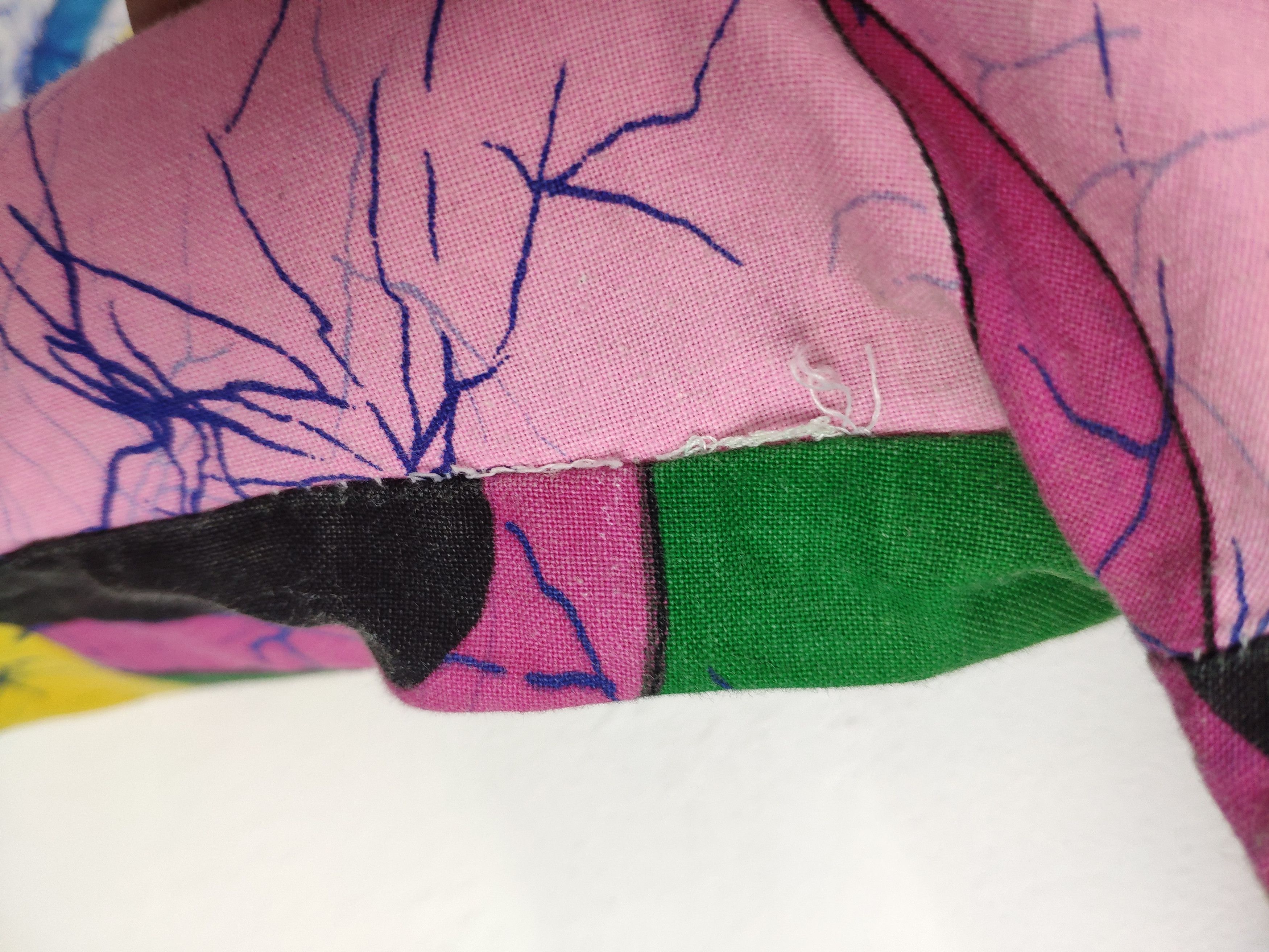 Vintage Vintage 1980s Hawaiian Shirt Abstract Printed Rare Design Size US L / EU 52-54 / 3 - 14 Thumbnail