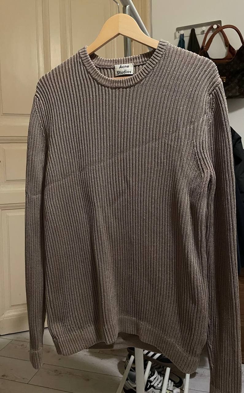 image of Acne Studios Slater O Ss15 Beige Knitwear, Men's (Size Small)