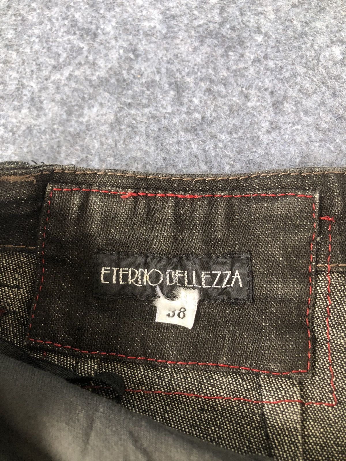 Japanese Brand Rare🔥Eterno Bellezza Patchwork Hysteric Design Flared Jeans Size 27" / US 4 / IT 40 - 12 Thumbnail