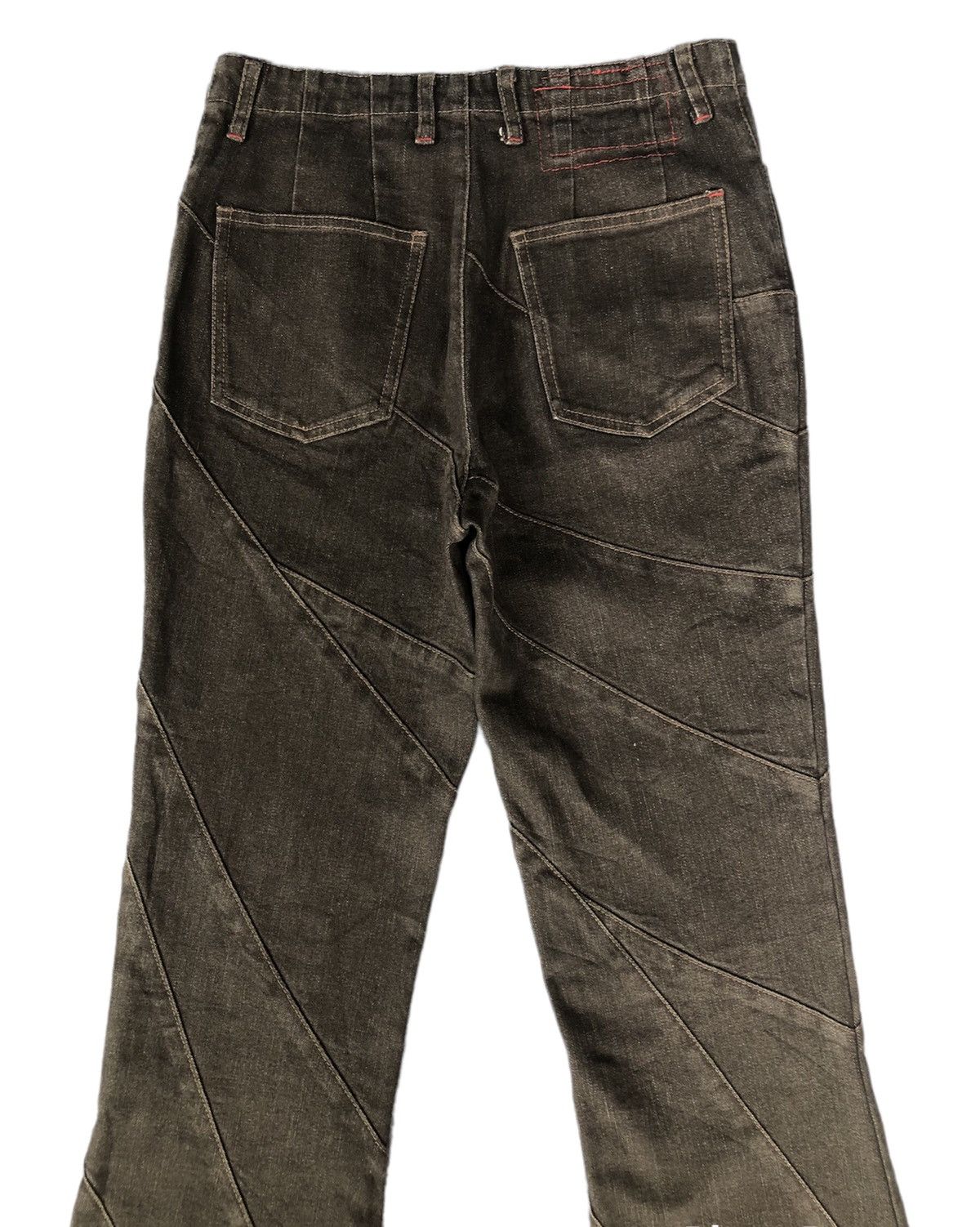 Japanese Brand Rare🔥Eterno Bellezza Patchwork Hysteric Design Flared Jeans Size 27" / US 4 / IT 40 - 9 Thumbnail