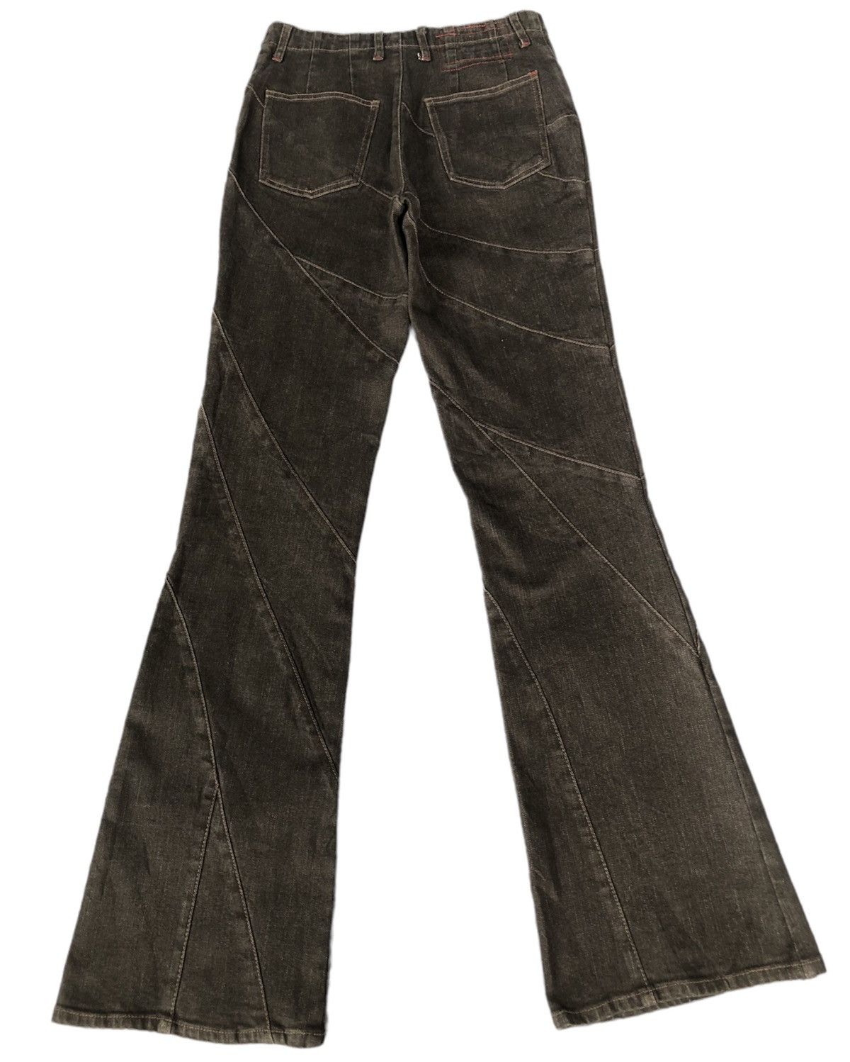 Japanese Brand Rare🔥Eterno Bellezza Patchwork Hysteric Design Flared Jeans Size 27" / US 4 / IT 40 - 4 Thumbnail