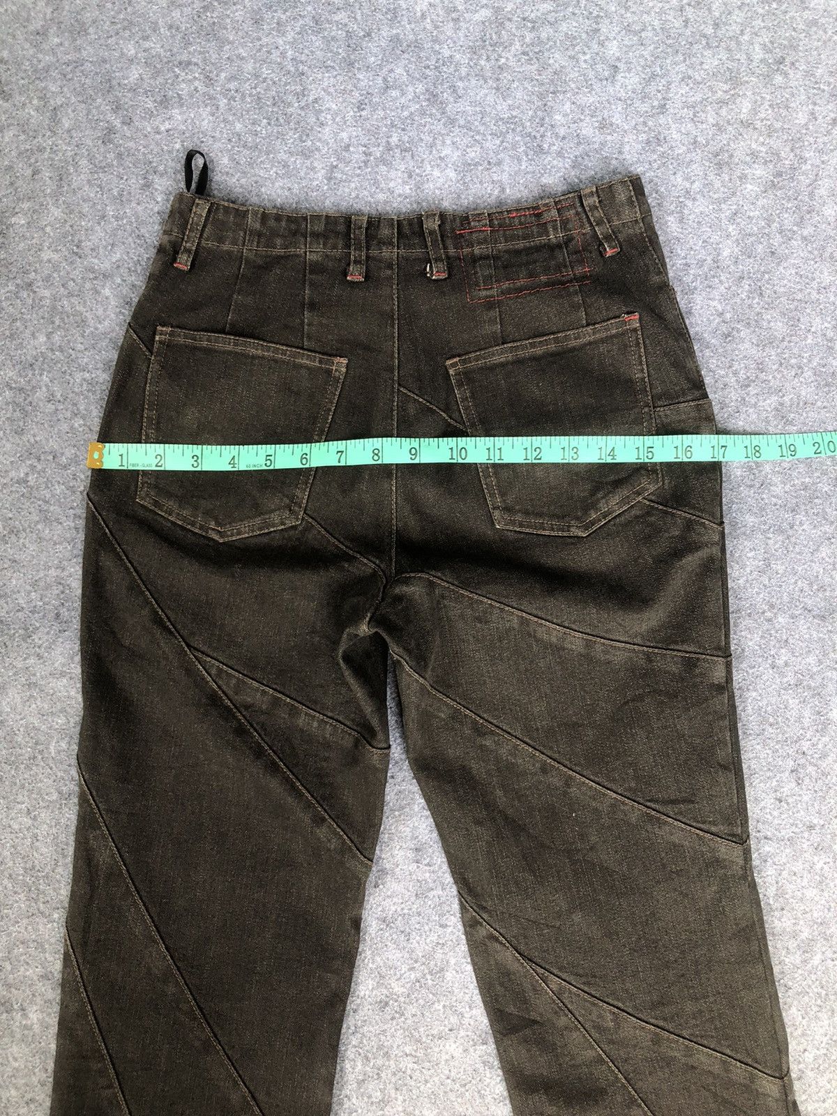 Japanese Brand Rare🔥Eterno Bellezza Patchwork Hysteric Design Flared Jeans Size 27" / US 4 / IT 40 - 18 Thumbnail