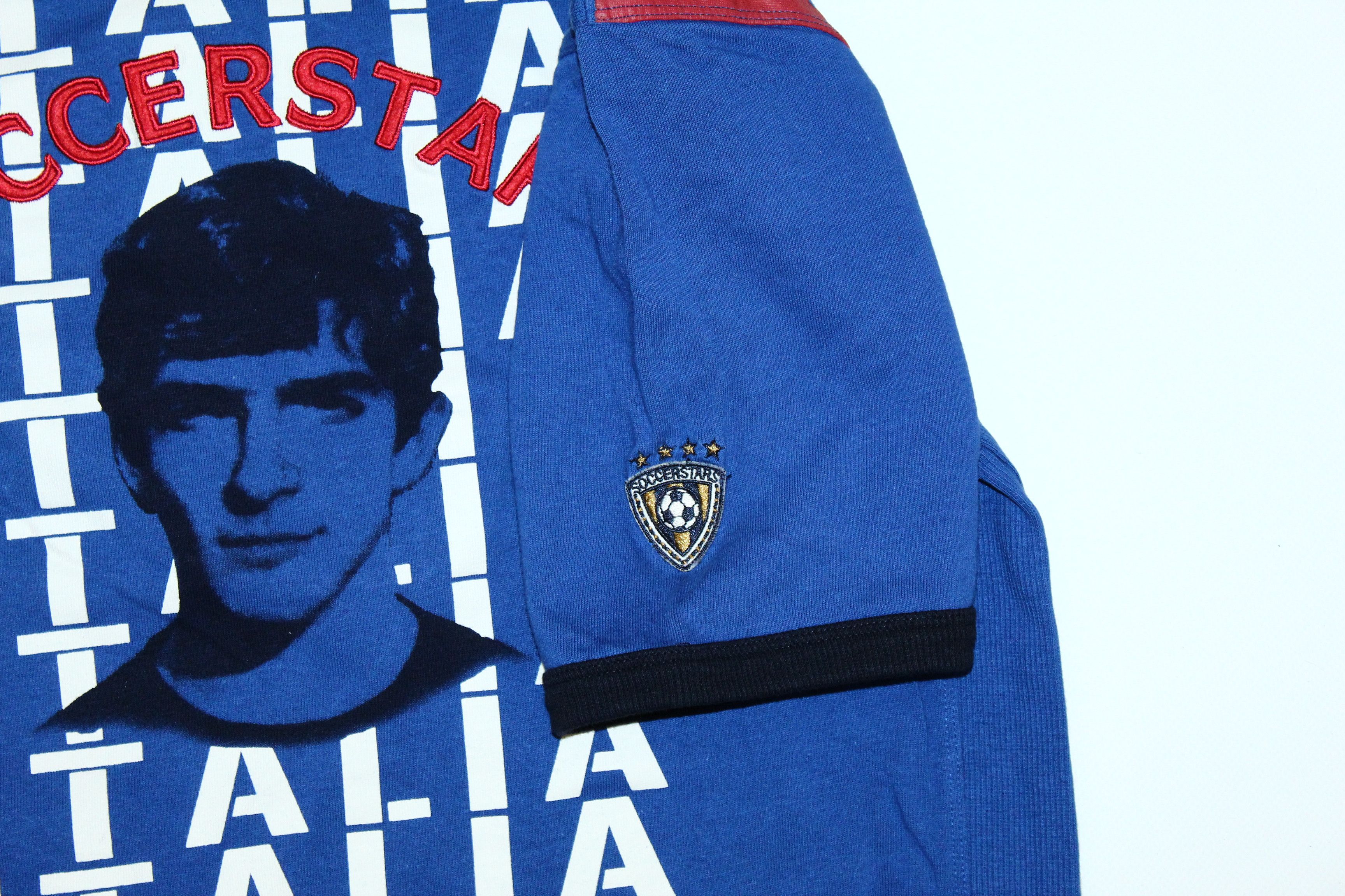 Ringspun 🔥VTG🔥 Ringspun Soccerstars Italia #9 Rossi T-shirt Size US M / EU 48-50 / 2 - 7 Thumbnail