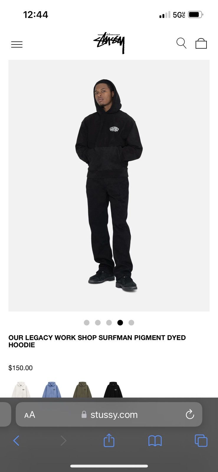 OUR LEGACY WORK SHOP SURFMAN HOODIE-