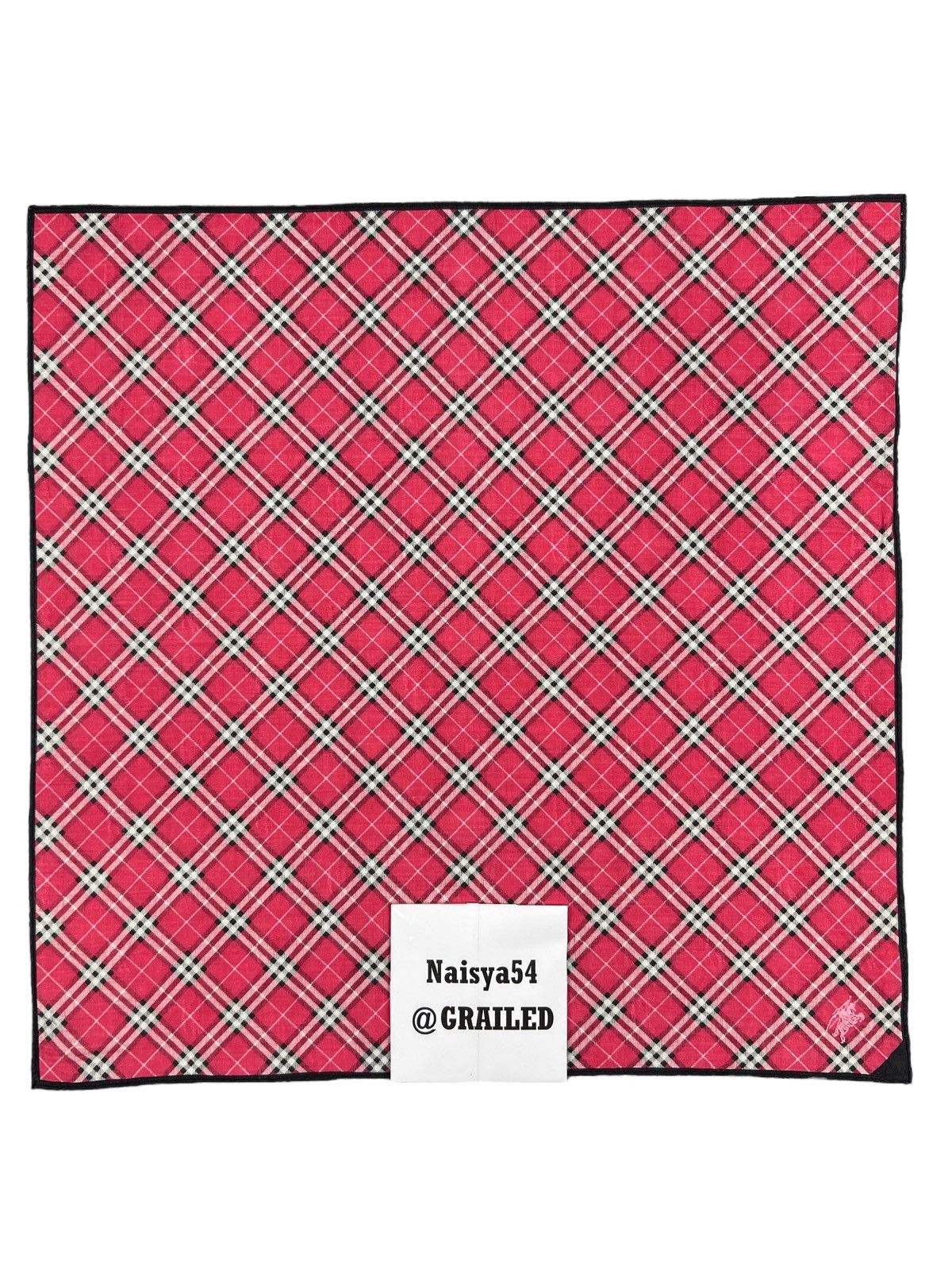 Burberry Burberry Handkerchief Neckerchief Bandana Pocketsquare Size ONE SIZE - 6 Thumbnail