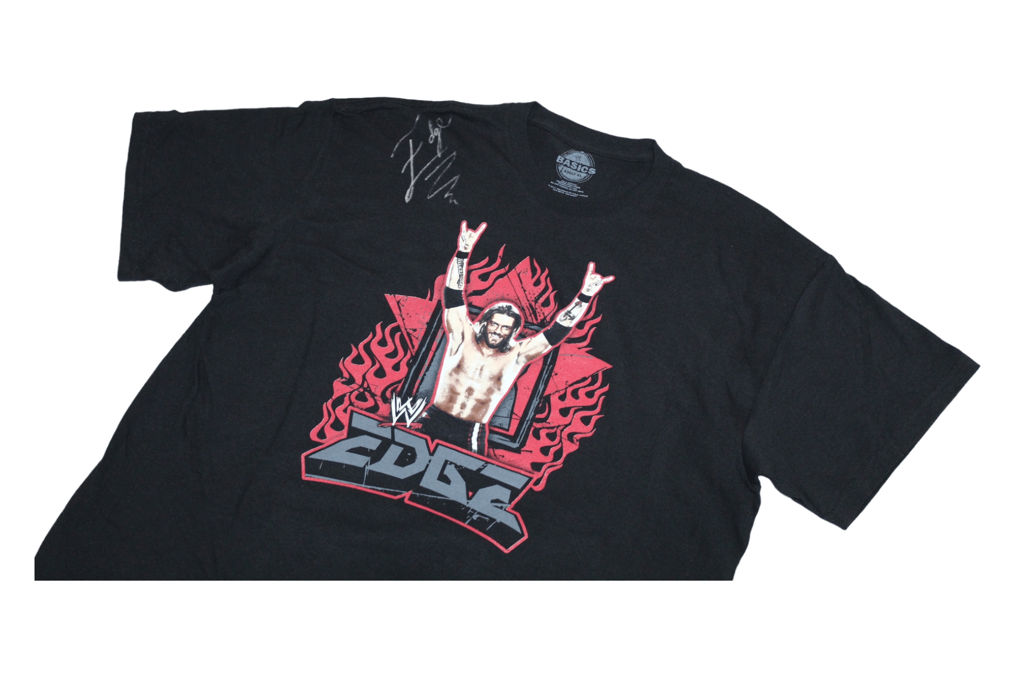 WWE 🔥VTG🔥 EDGE SMACK DOWN WWE t-shirt with autograph Size US XL / EU 56 / 4 - 5 Thumbnail