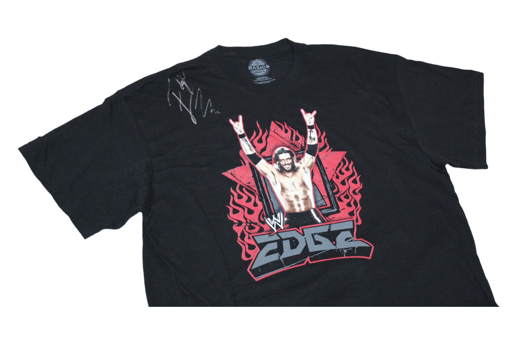 WWE 🔥VTG🔥 EDGE SMACK DOWN WWE t-shirt with autograph Size US XL / EU 56 / 4 - 3 Thumbnail