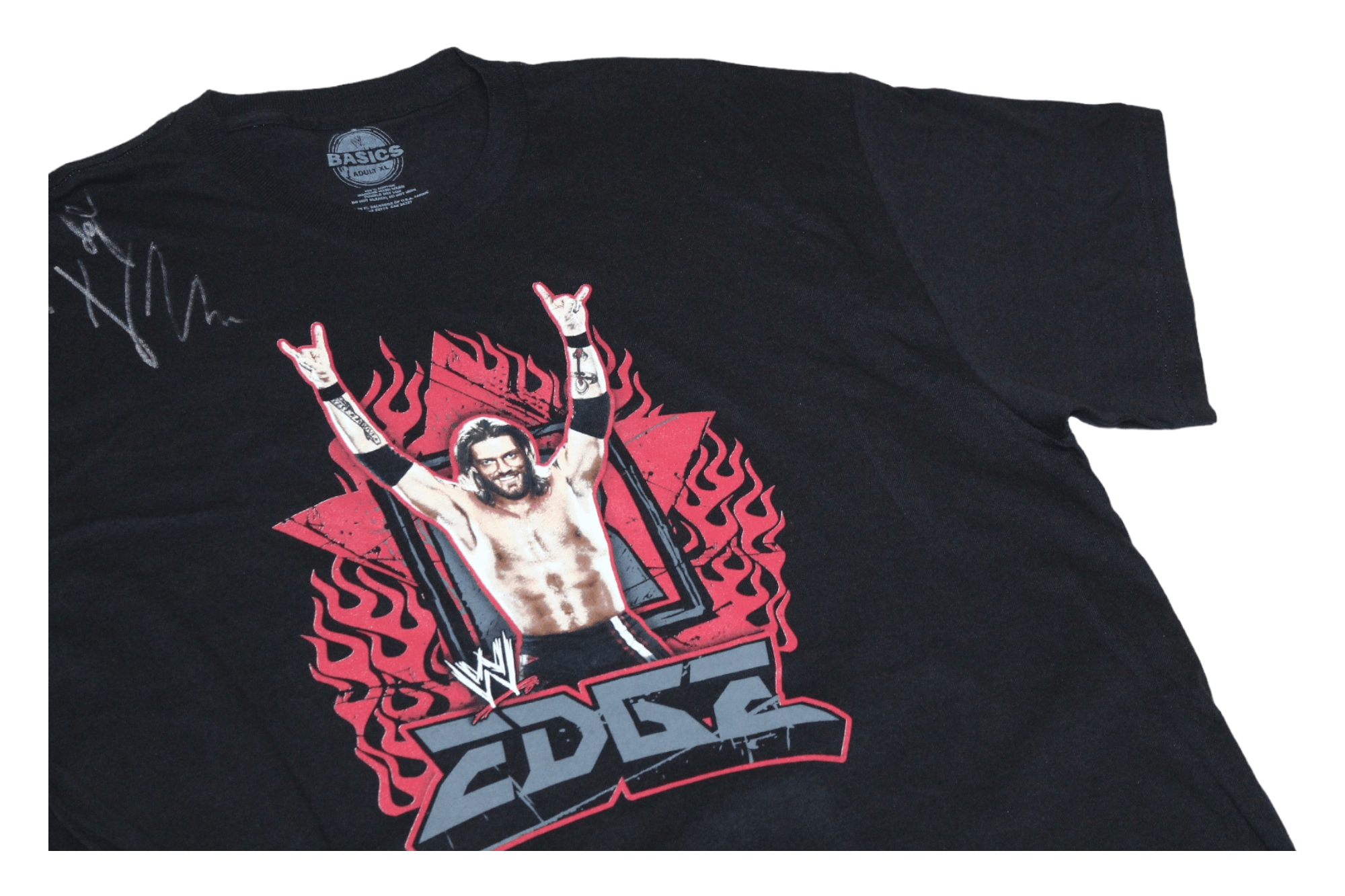 WWE 🔥VTG🔥 EDGE SMACK DOWN WWE t-shirt with autograph Size US XL / EU 56 / 4 - 7 Thumbnail