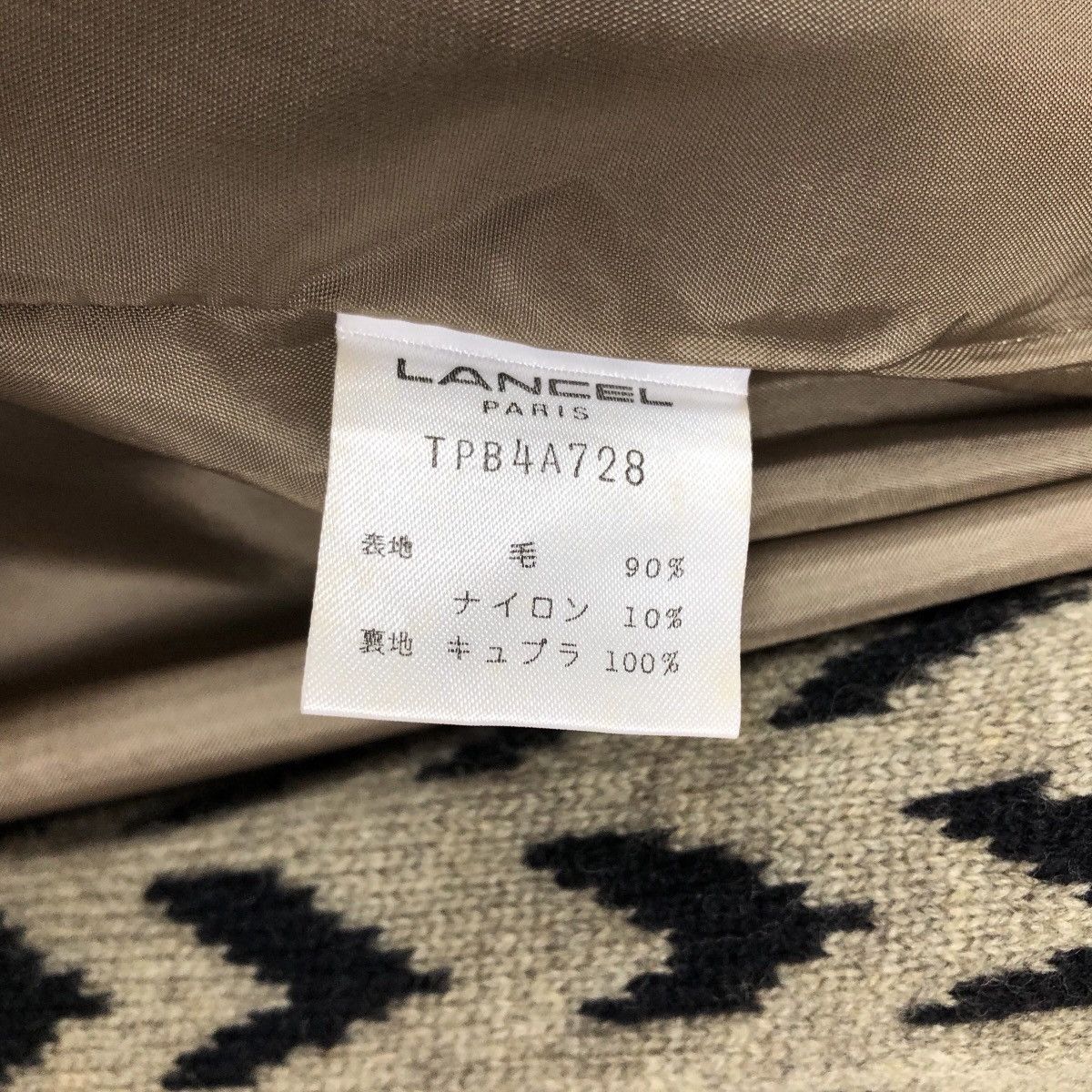Cloak Lancel Paris Wool Shawl Collar Duster Jacket Size M / US 6-8 / IT 42-44 - 4 Thumbnail