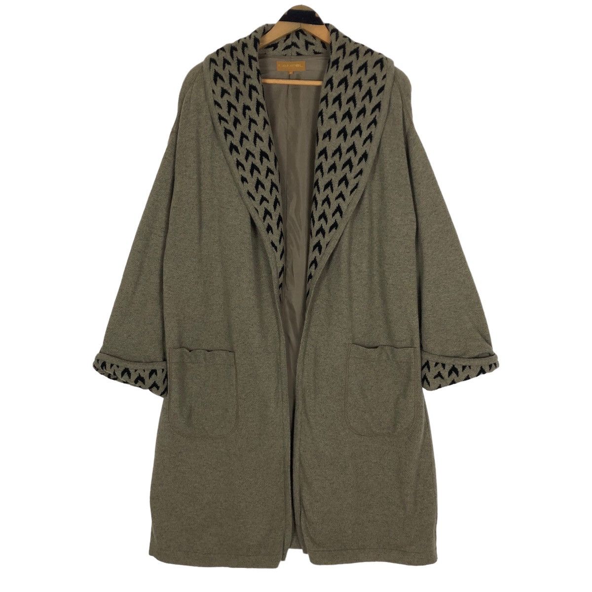 Cloak Lancel Paris Wool Shawl Collar Duster Jacket Size M / US 6-8 / IT 42-44 - 1 Thumbnail