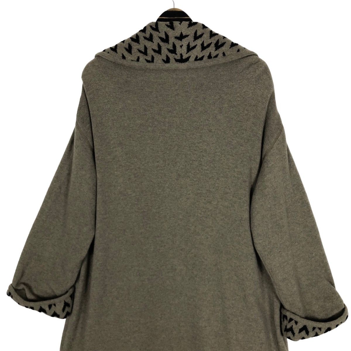Cloak Lancel Paris Wool Shawl Collar Duster Jacket Size M / US 6-8 / IT 42-44 - 7 Thumbnail