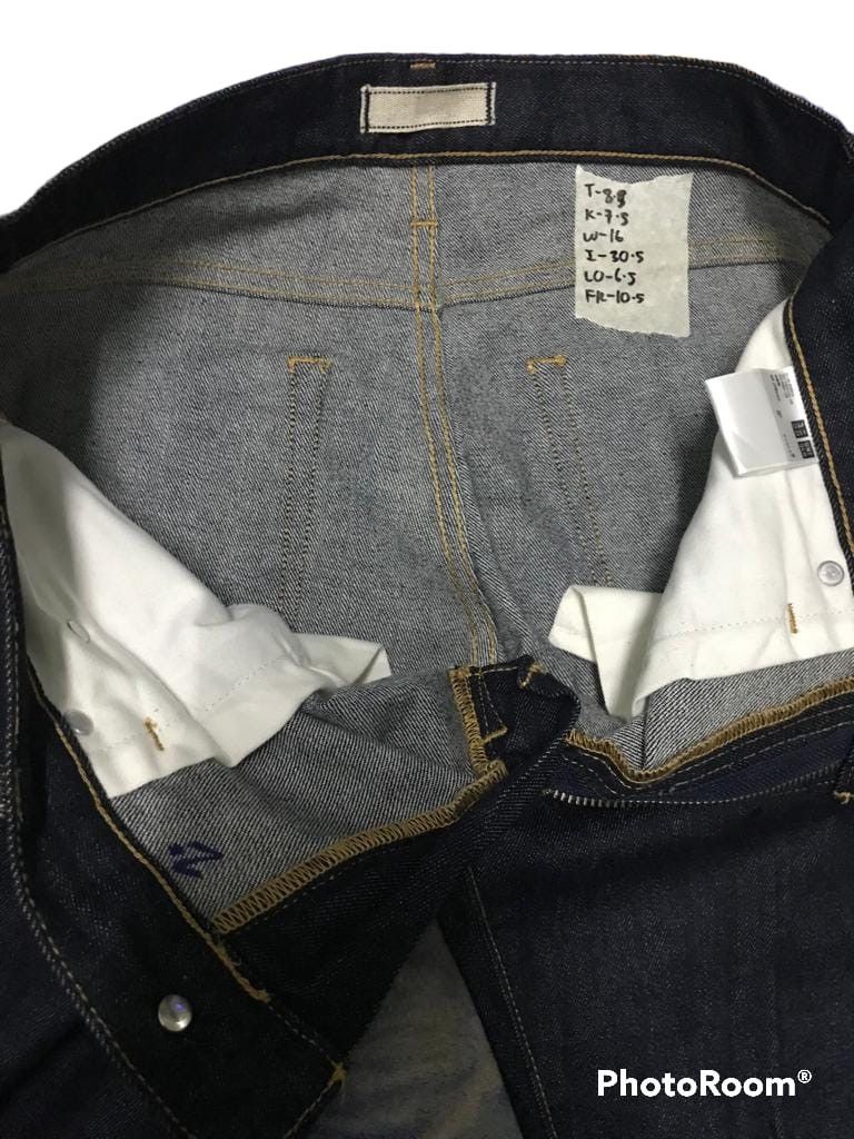 VINTAGE JEAN UNIQLO JAPANES BRAND