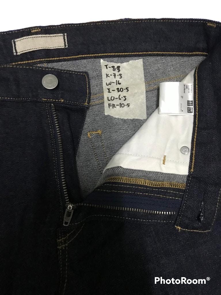VINTAGE JEAN UNIQLO JAPANES BRAND