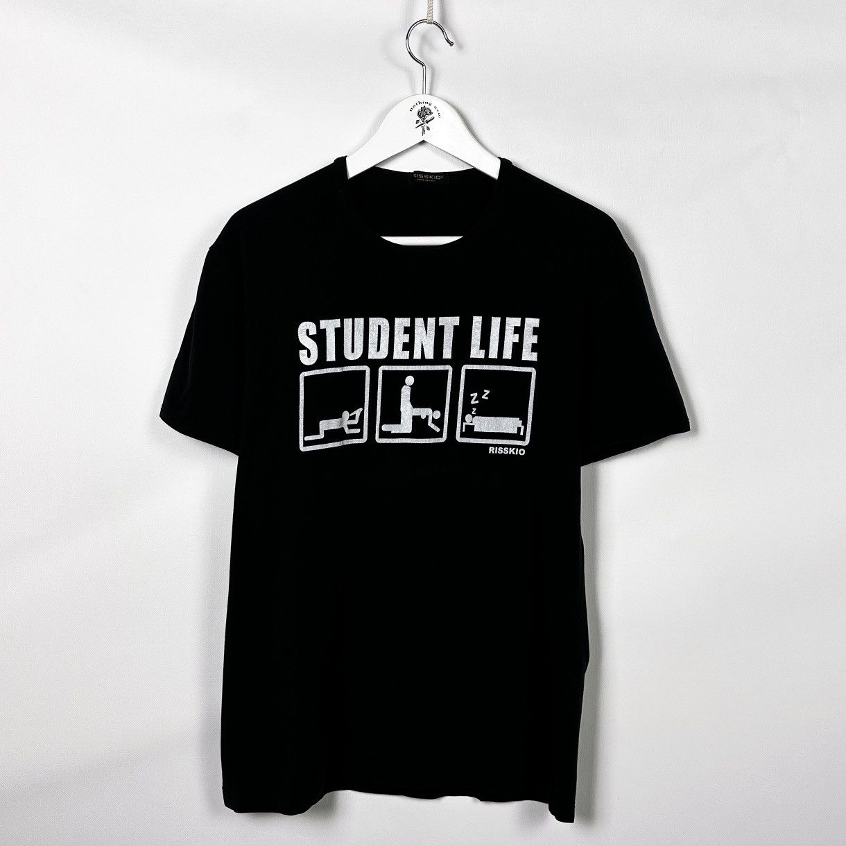 Vintage Vintage Y2K Student Life Porno XXX Humor tee Hype black L Size US L / EU 52-54 / 3 - 1 Thumbnail