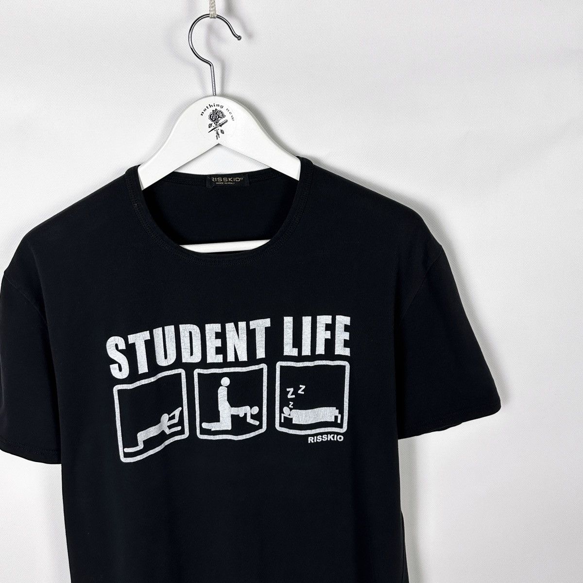 Vintage Vintage Y2K Student Life Porno XXX Humor tee Hype black L Size US L / EU 52-54 / 3 - 2 Thumbnail