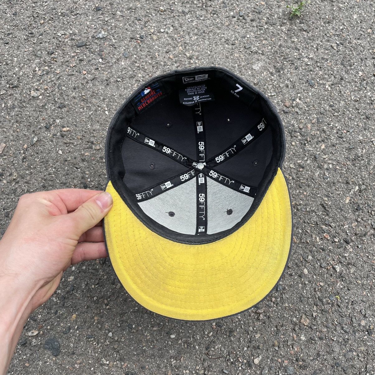 Vintage Vintage Y2K LA Dodgers Snapback Cap Faded Black Grunge OS Size ONE SIZE - 5 Thumbnail