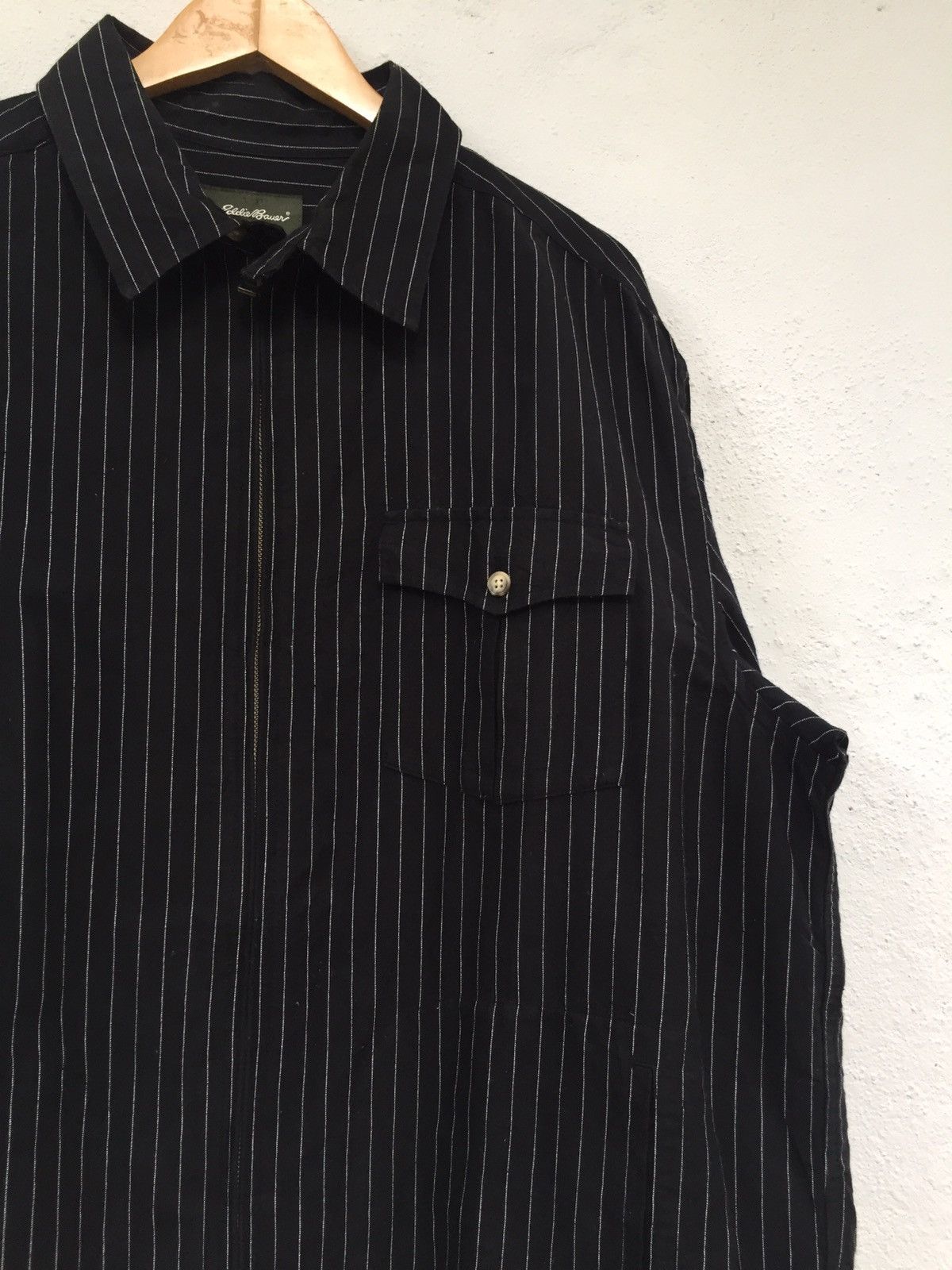 Eddie Bauer Eddie Bauer Stripe Side Pocket Full Zipper Size US XL / EU 56 / 4 - 4 Thumbnail