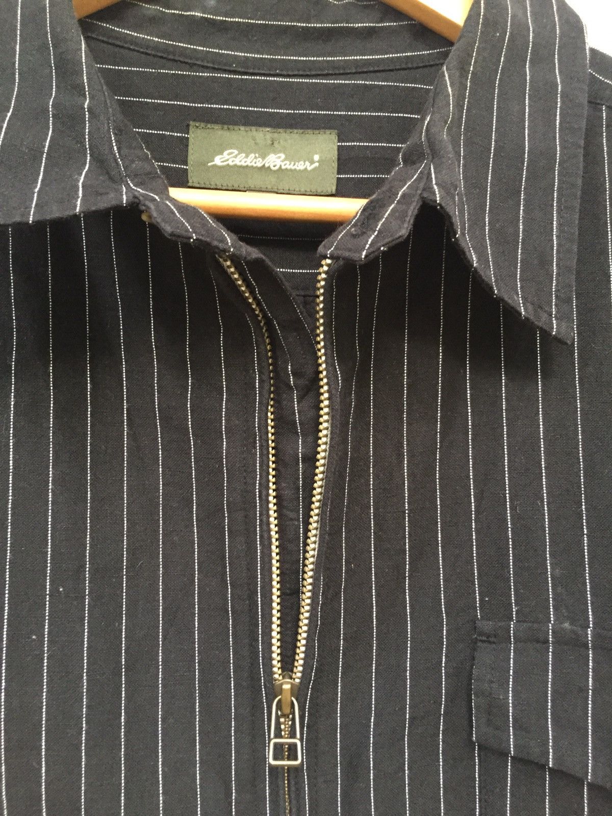Eddie Bauer Eddie Bauer Stripe Side Pocket Full Zipper Size US XL / EU 56 / 4 - 5 Thumbnail