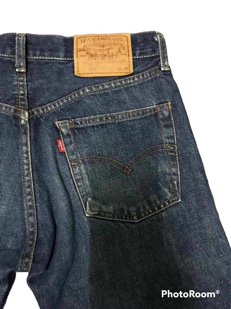 Japanese Brand × Levi's × Vintage LEVI’S 502 90s BIG E BUTTON J09 zip TALON Size US 31 - 10 Thumbnail
