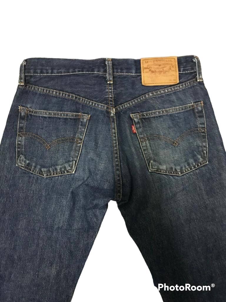 Japanese Brand × Levi's × Vintage LEVI’S 502 90s BIG E BUTTON J09 zip TALON Size US 31 - 1 Thumbnail