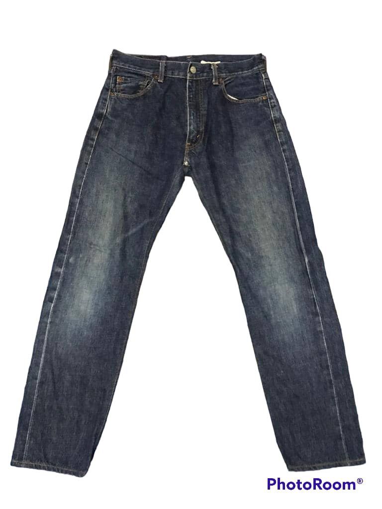 Japanese Brand × Levi's × Vintage LEVI’S 502 90s BIG E BUTTON J09 zip TALON Size US 31 - 2 Thumbnail