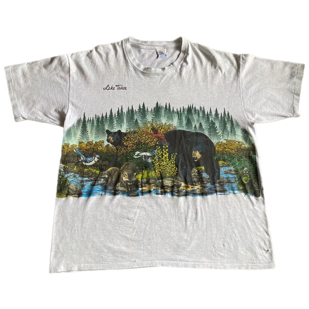 Habitat × Vintage Vintage Habitat XCIII Lake Tahoe Animal Wrap Around T-shirt Size US XL / EU 56 / 4 - 1 Thumbnail