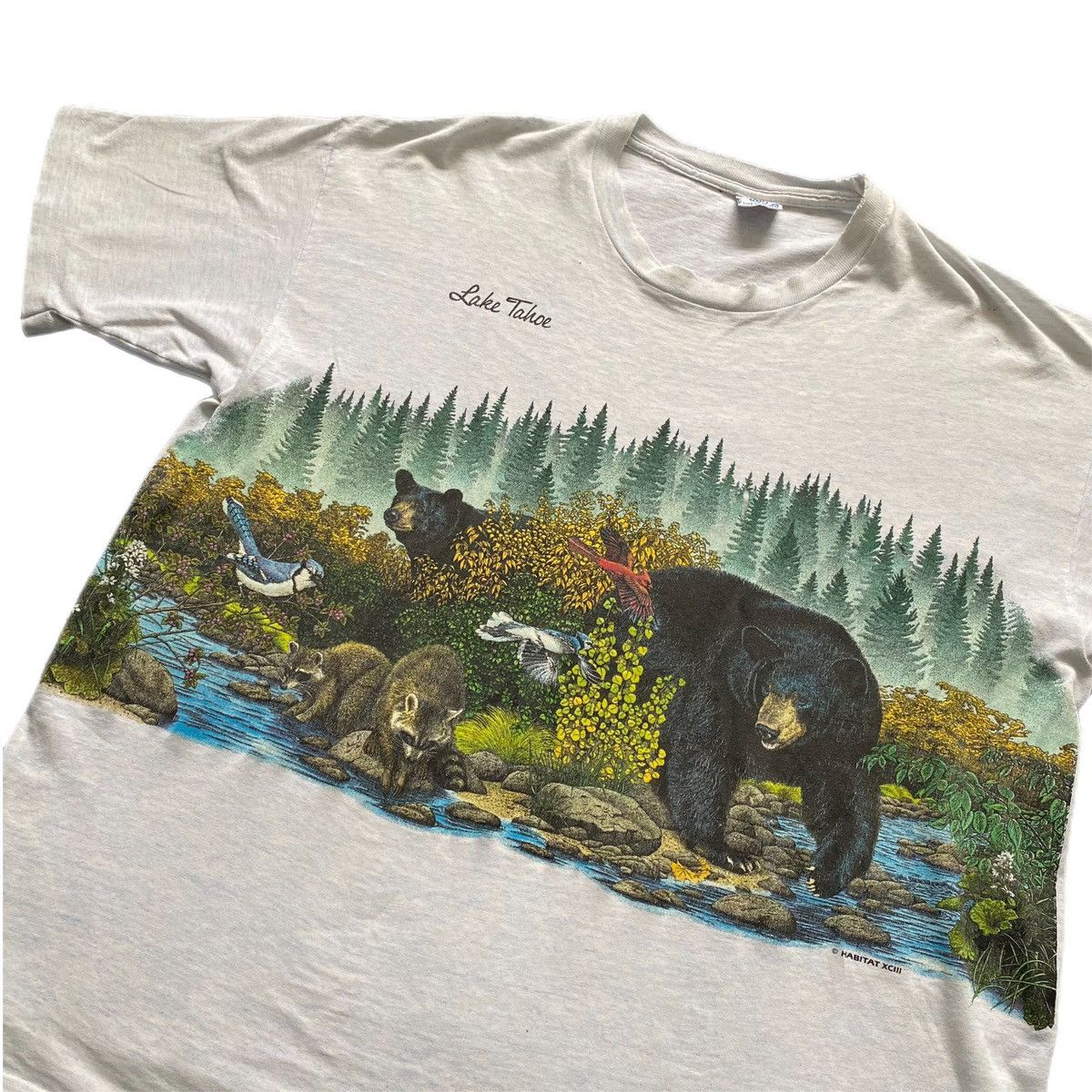 Habitat × Vintage Vintage Habitat XCIII Lake Tahoe Animal Wrap Around T-shirt Size US XL / EU 56 / 4 - 3 Thumbnail