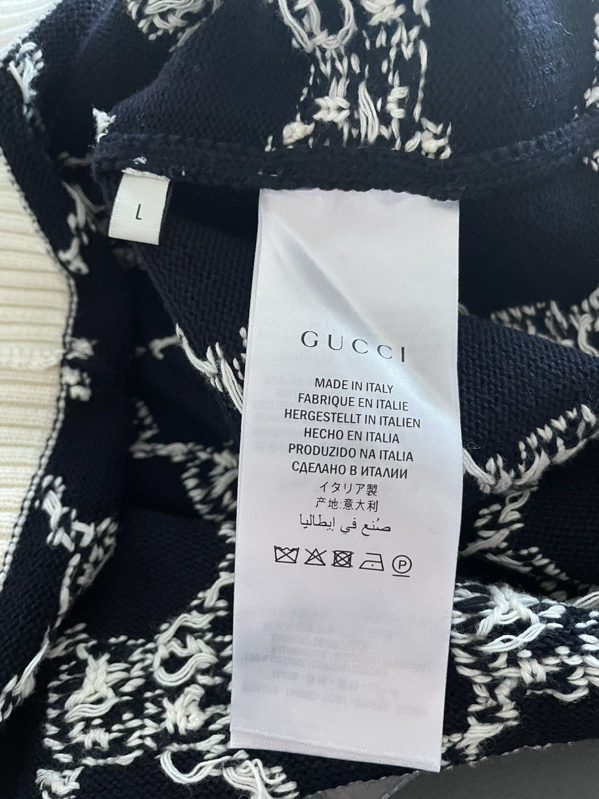 Gucci Brand NEW $3K LimitedEdition Runway Sold Out GG Logo Sweater Size US M / EU 48-50 / 2 - 8 Thumbnail